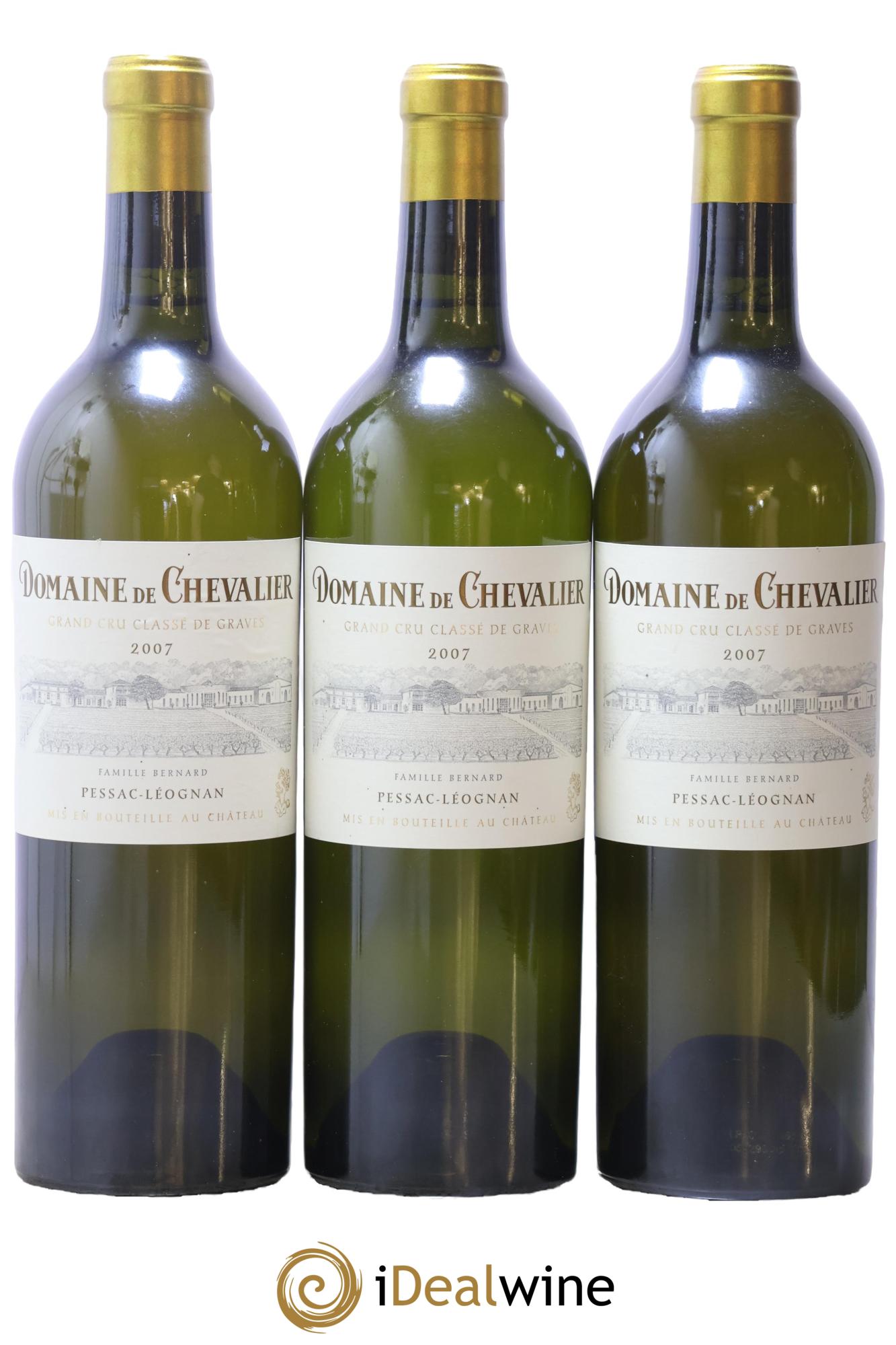 Domaine de Chevalier Cru Classé de Graves 2007 - Lot of 3 bottles - 0