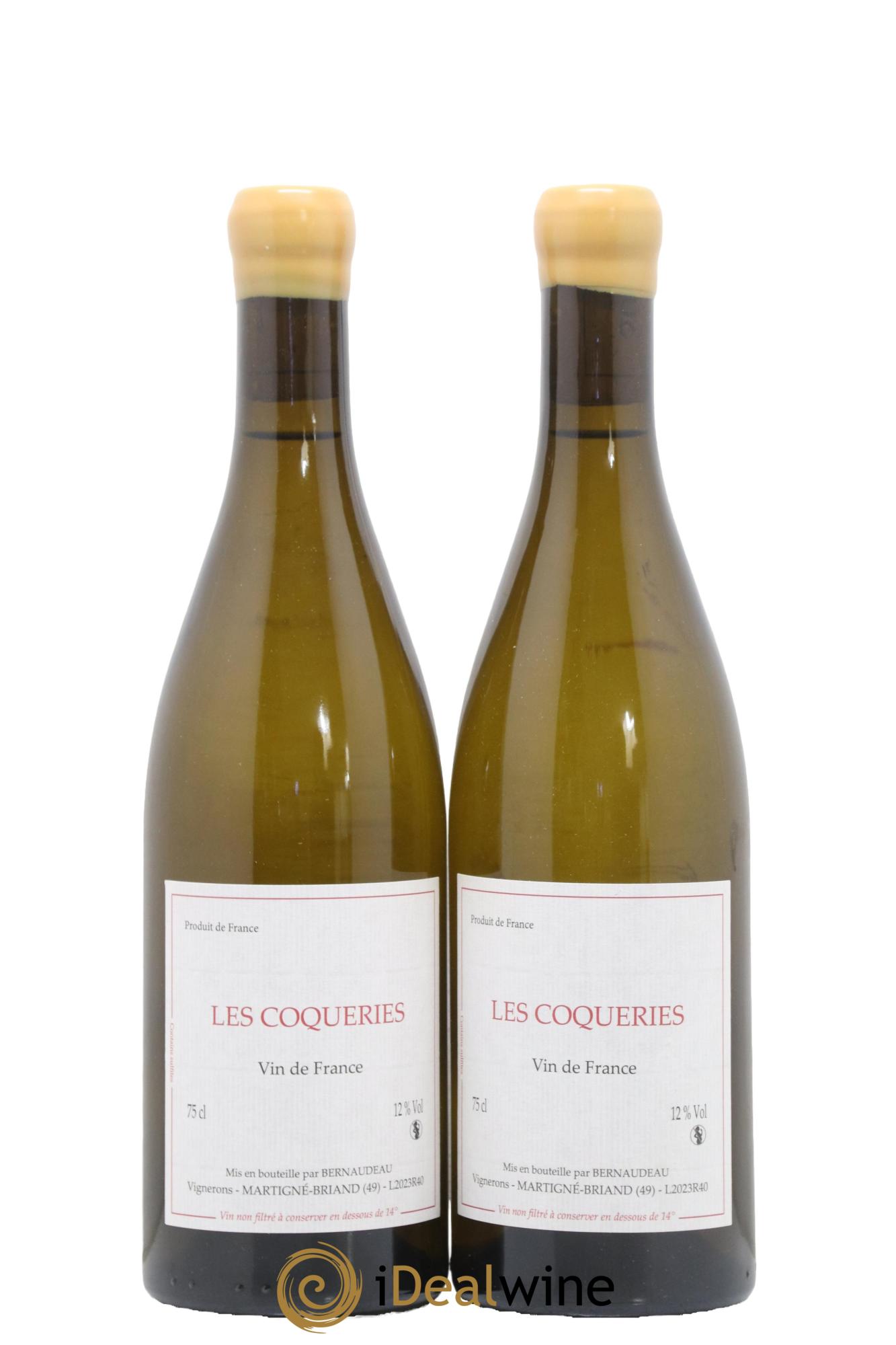 Vin de France Les Coqueries Stéphane Bernaudeau (Domaine) 2023 - Lotto di 2 bottiglie - 0