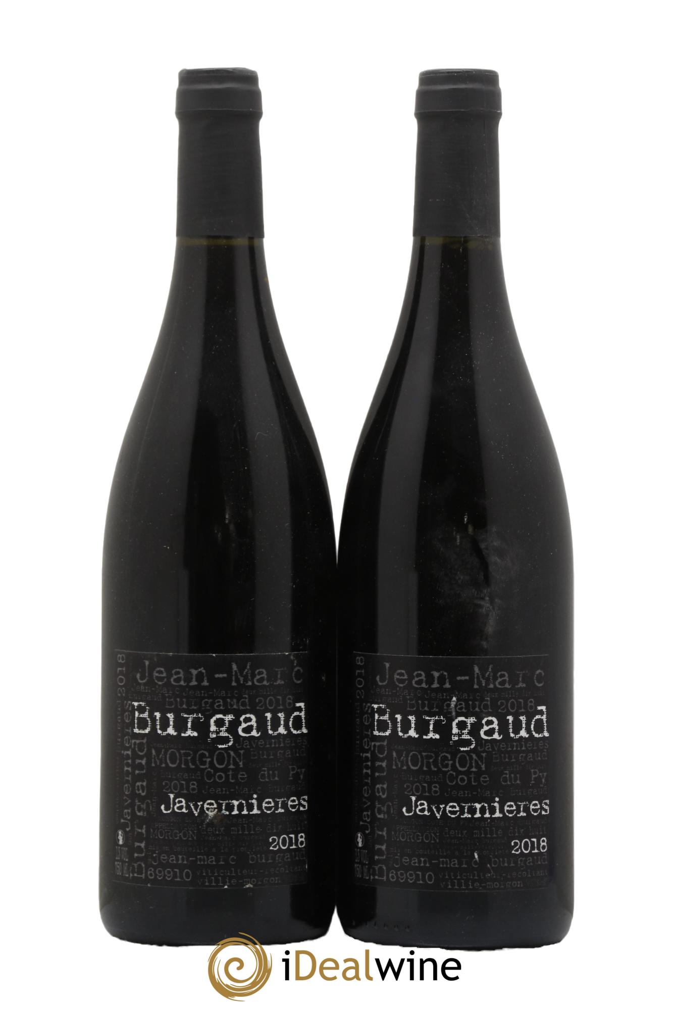 Morgon Côte du Py Javernières Jean-Marc Burgaud (Domaine) 2018 - Lotto di 2 bottiglie - 0