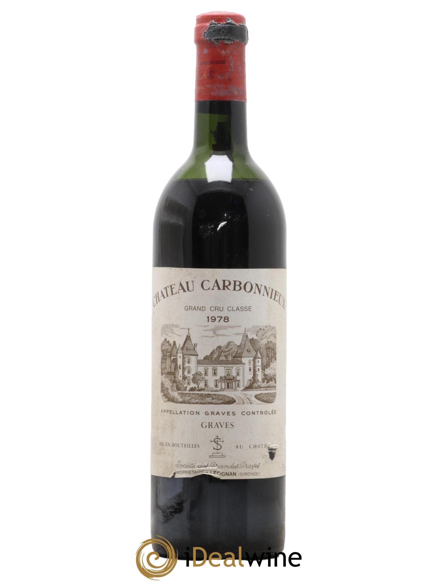 Château Carbonnieux Cru Classé de Graves 1978 - Lot de 1 bouteille - 0