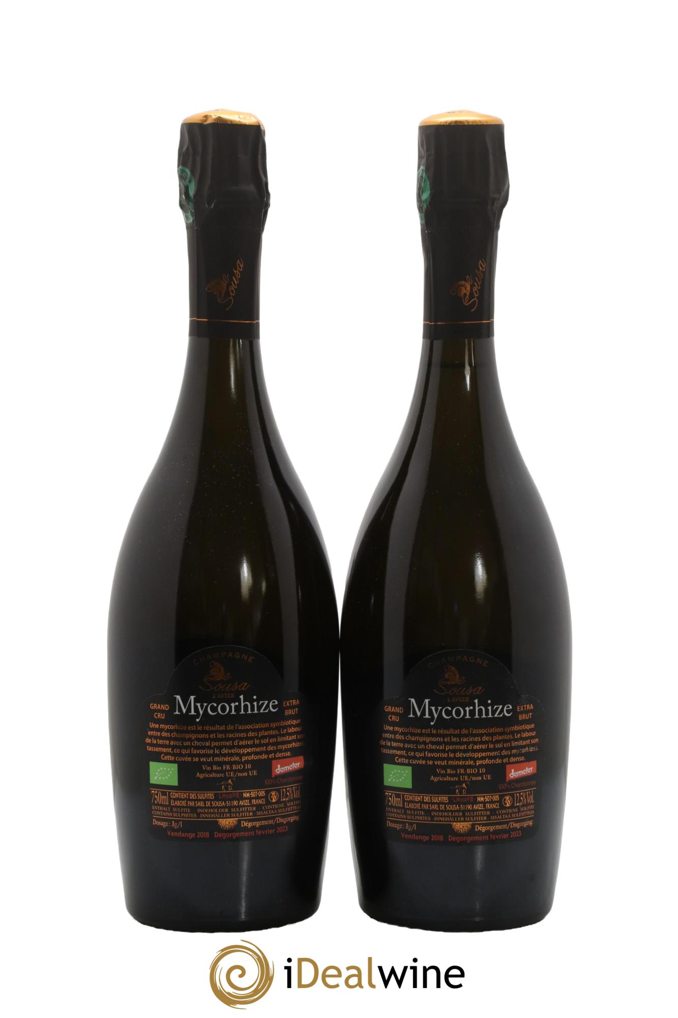 Champagne Mycorhize Maison De Sousa - Lot of 2 bottles - 1