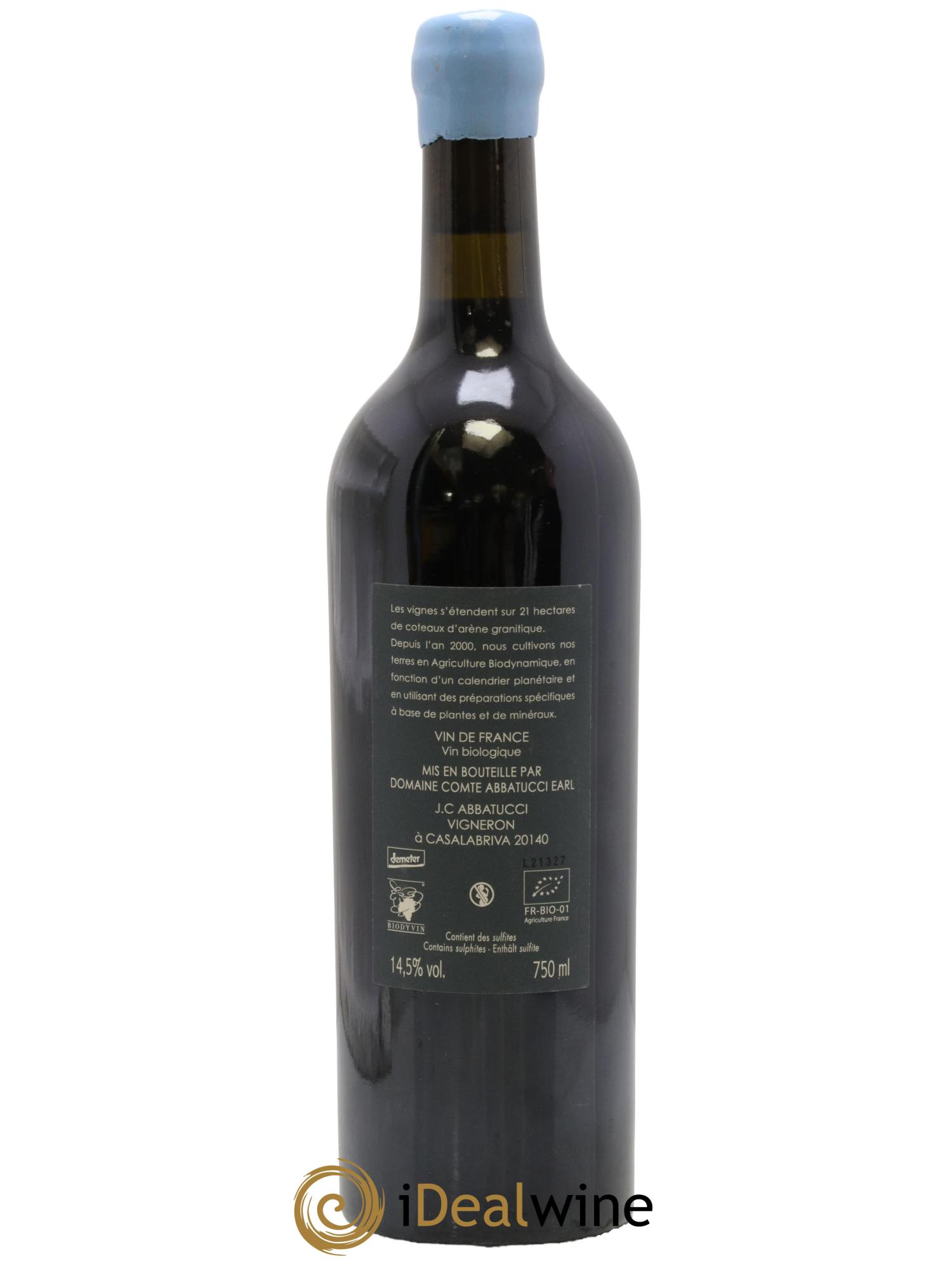 Vin de France Valle di Mare Comte Abbatucci (Domaine) 2021 - Lotto di 1 bottiglia - 1