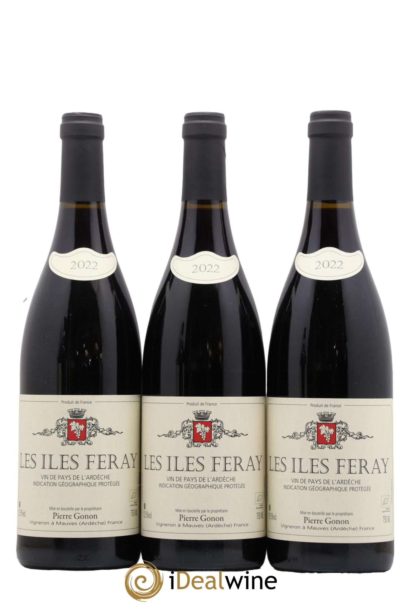 Ardèche Les Iles Feray Gonon (Domaine) 2022 - Lot de 3 bouteilles - 0