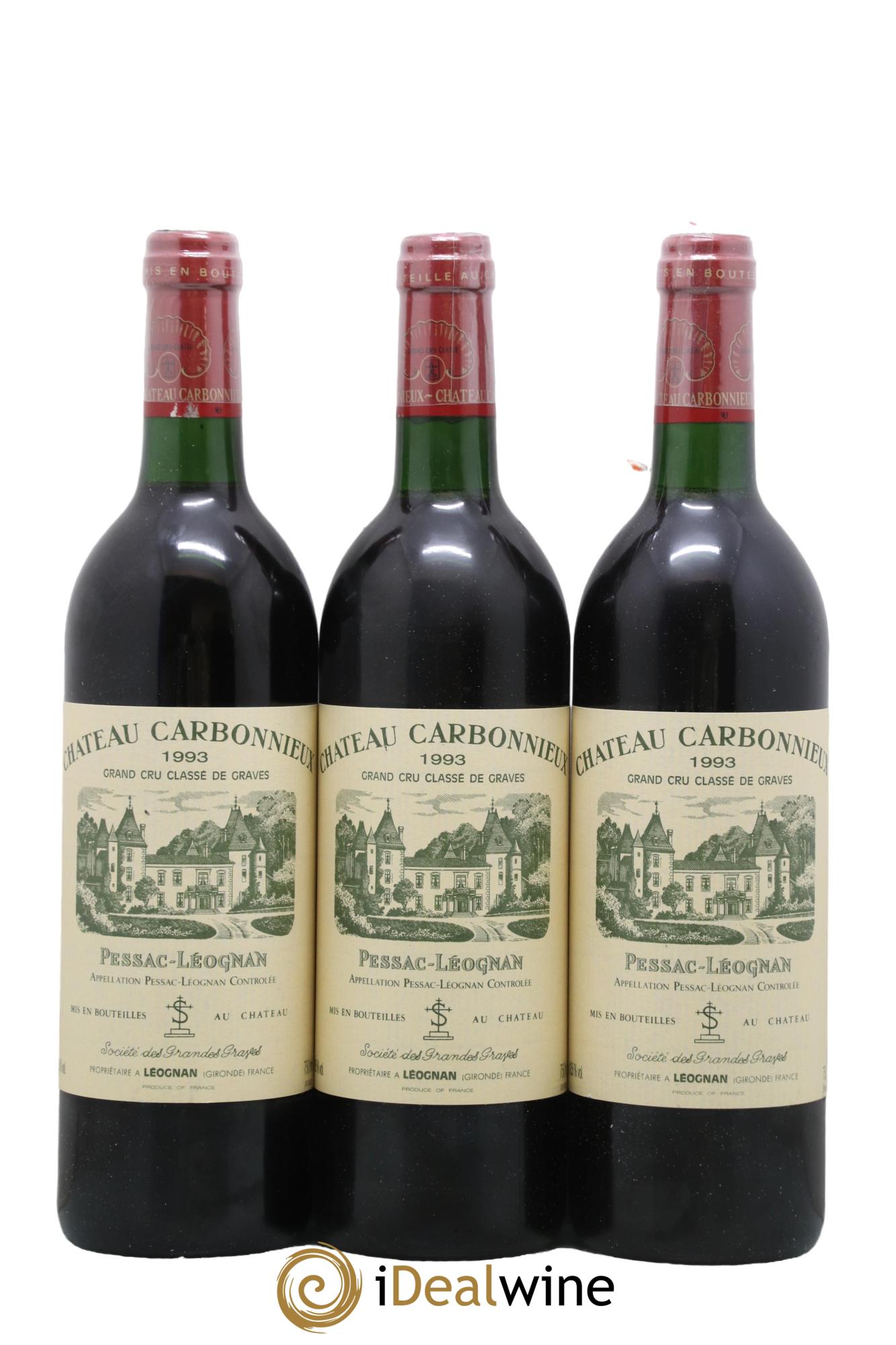Château Carbonnieux Cru Classé de Graves 1993 - Lotto di 12 bottiglie - 2
