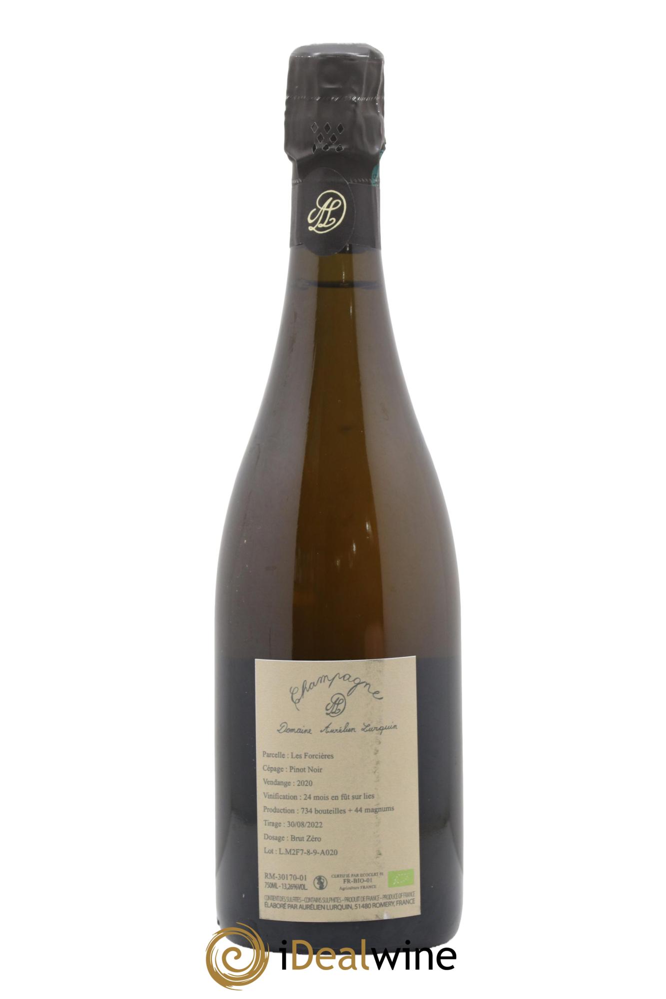 Pinot Noir Les Forcières Aurélien Lurquin 2020 - Lot de 1 bouteille - 1