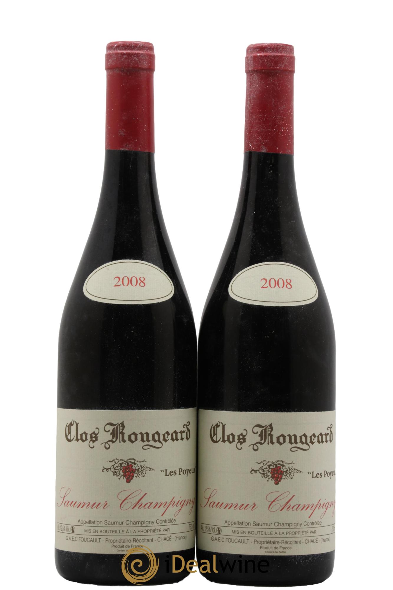 Saumur-Champigny Les Poyeux Clos Rougeard 2008 - Lot de 2 bouteilles - 0