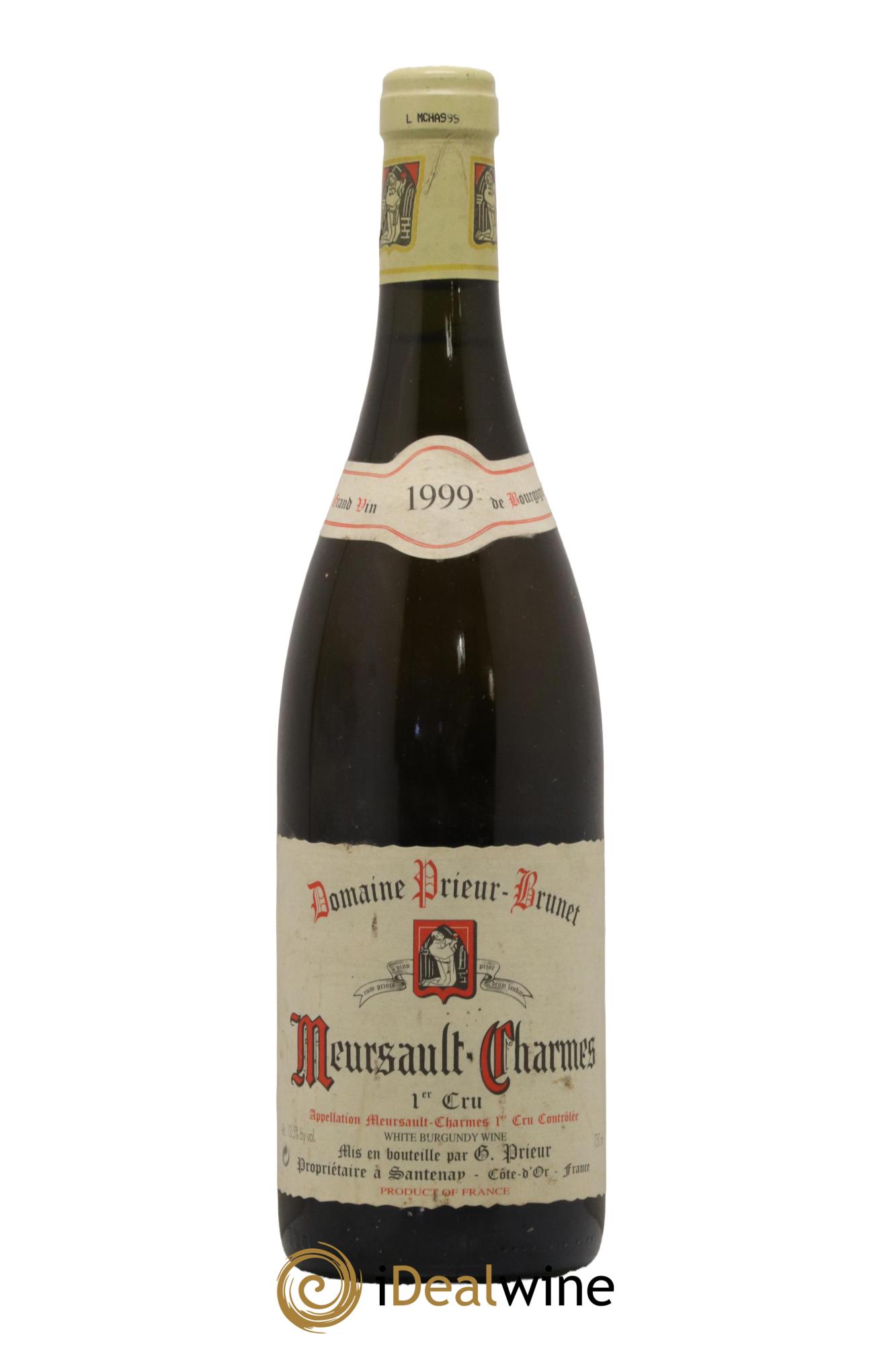 Meursault 1er Cru Charmes Prieur Brunet 1999 - Lot of 1 bottle - 0