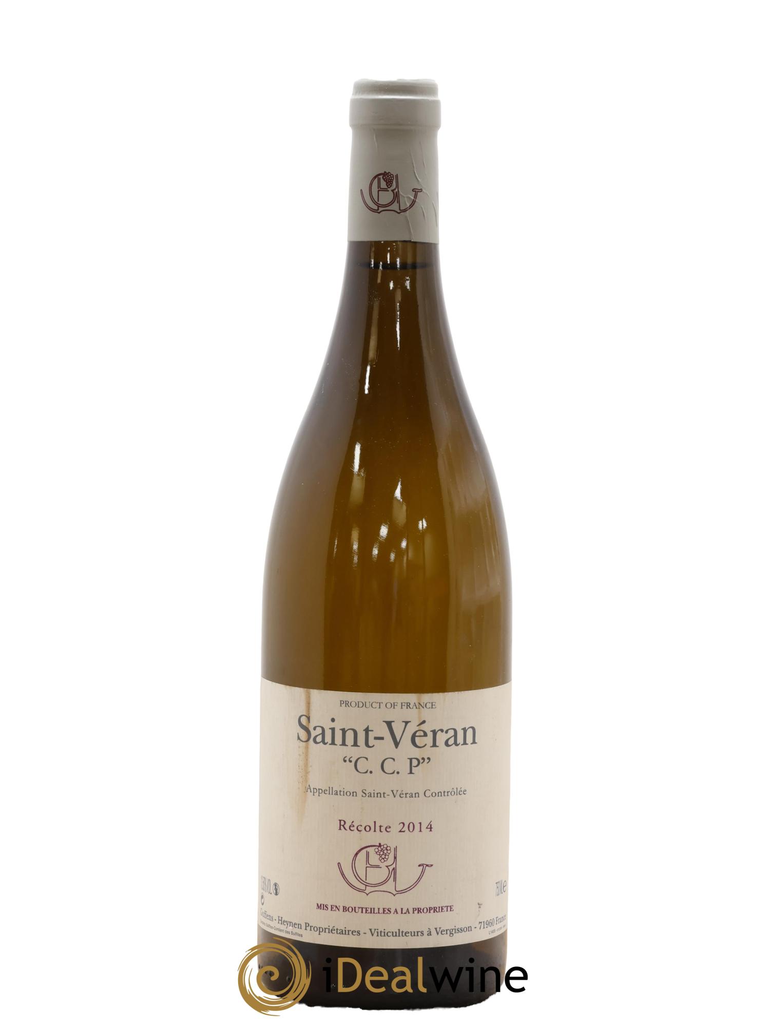 Saint-Véran Clos de Poncetys Guffens-Heynen 2014 - Lot de 1 bouteille - 0
