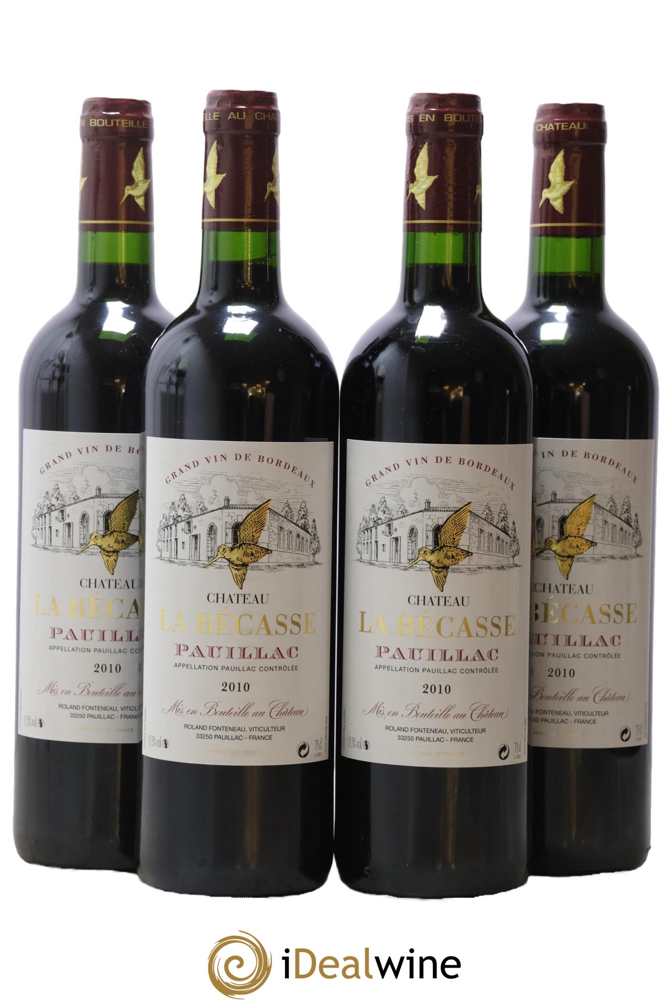 Château la Bécasse 2010 - Posten von 4 Flaschen - 0