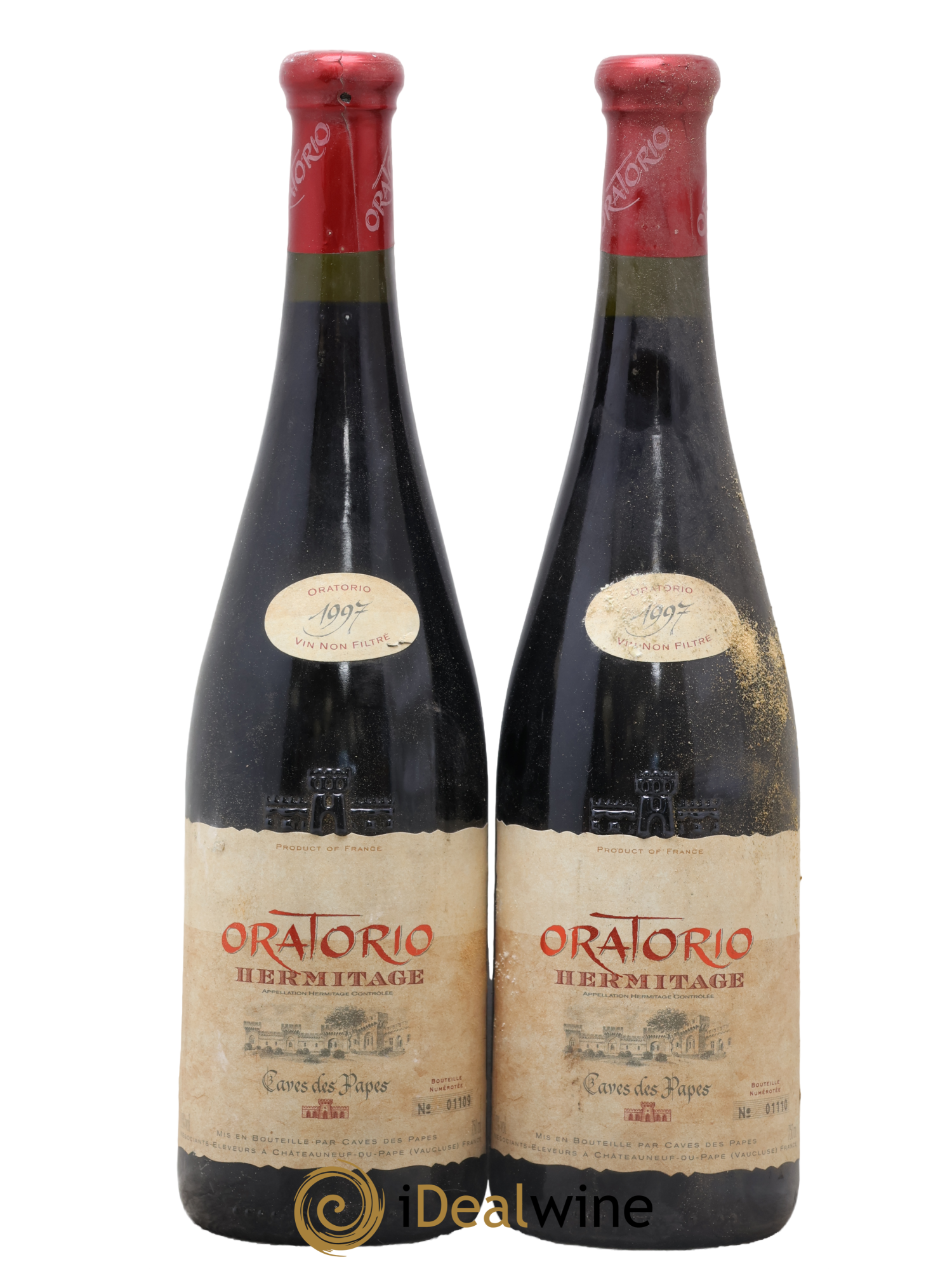 Hermitage 1997 - Lot de 2 bouteilles - 0