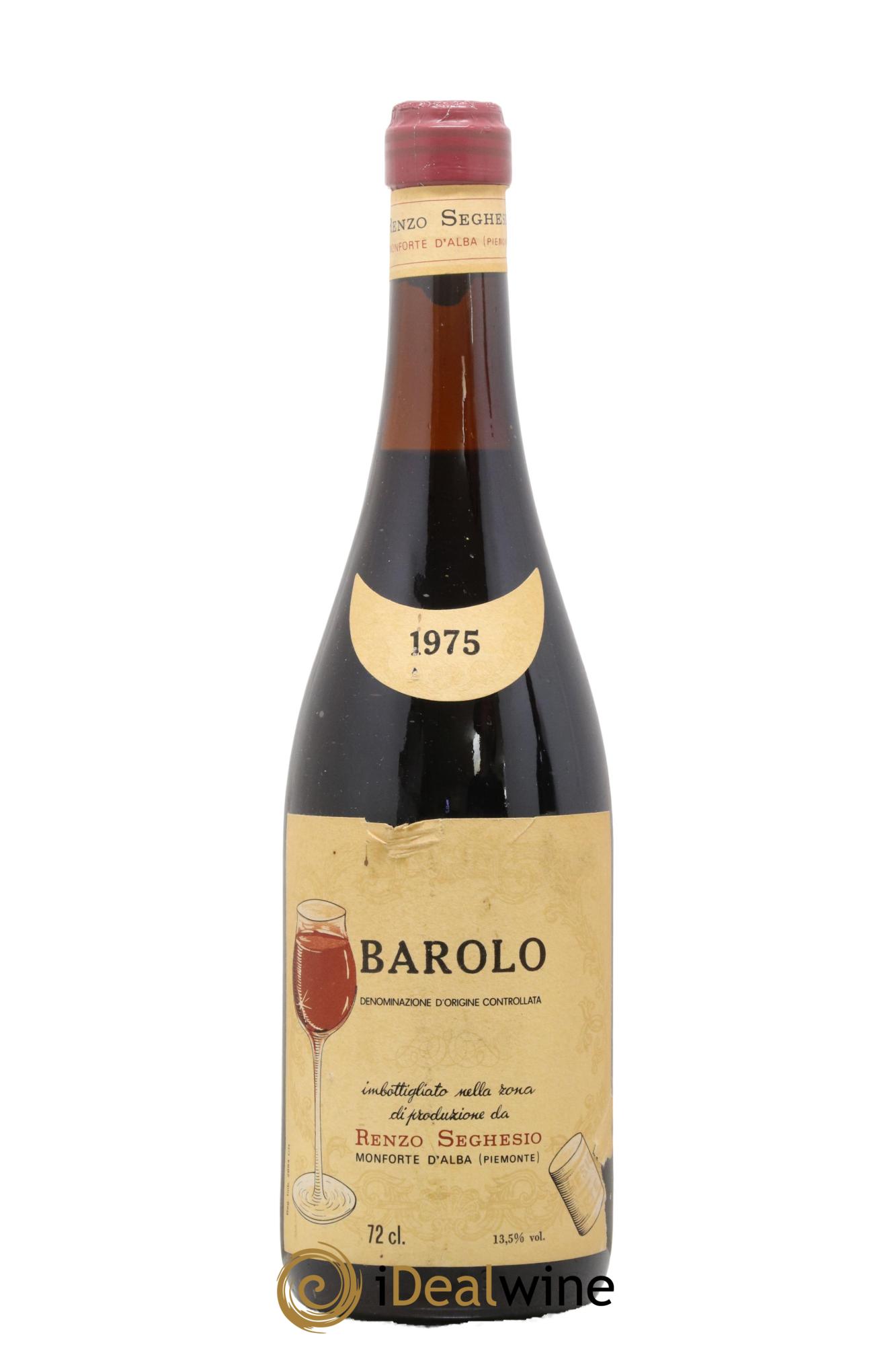 Barolo DOCG Renzo Seghesio 1975 - Lot of 1 bottle - 0