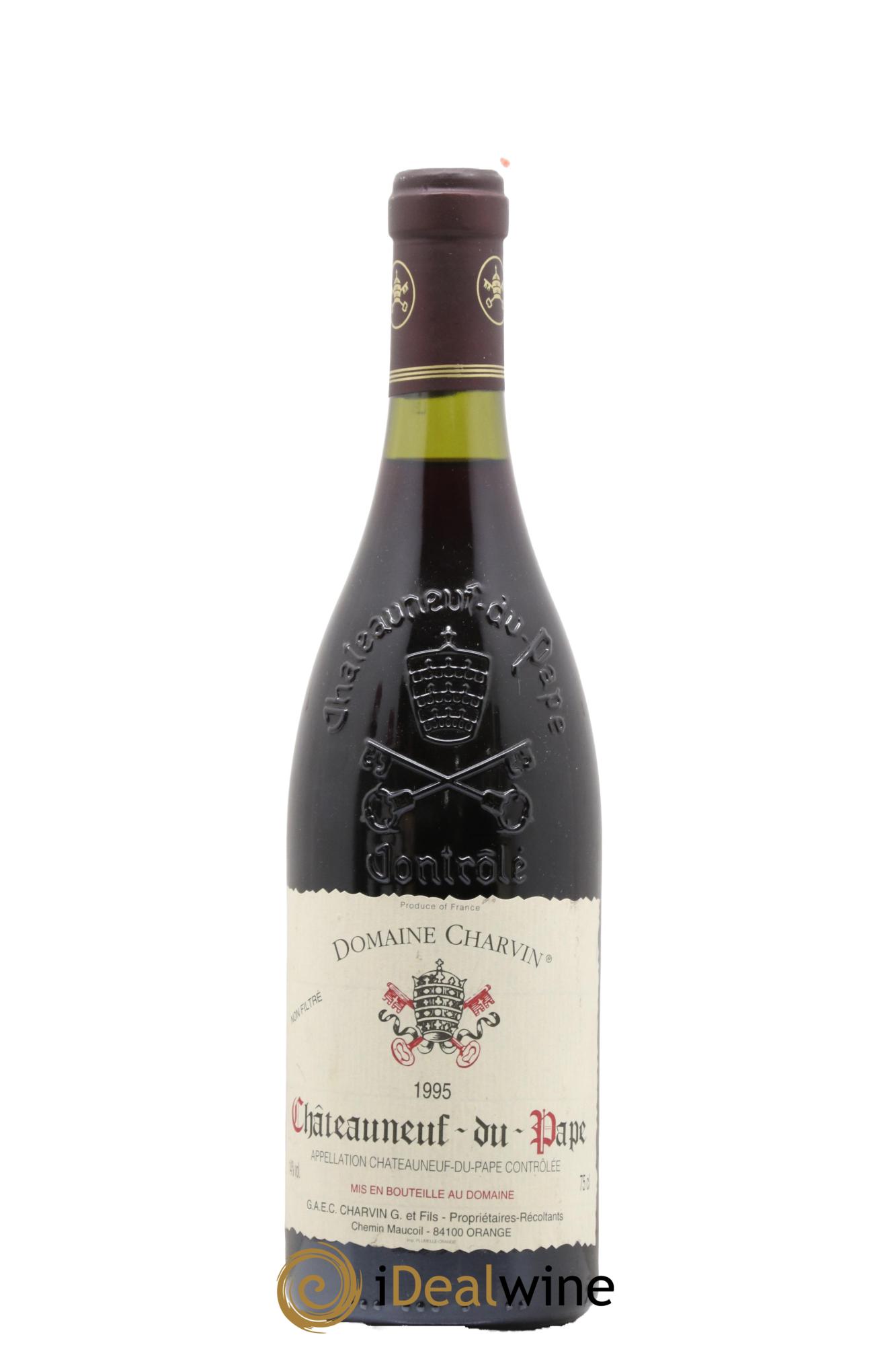 Châteauneuf-du-Pape Charvin (Domaine) 1995 - Lot de 1 bouteille - 0