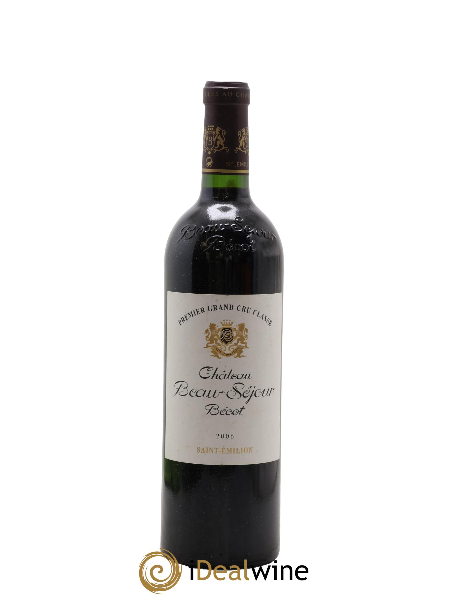 Château Beau-Séjour Bécot 1er Grand Cru Classé B 2006 - Lot of 1 bottle - 0