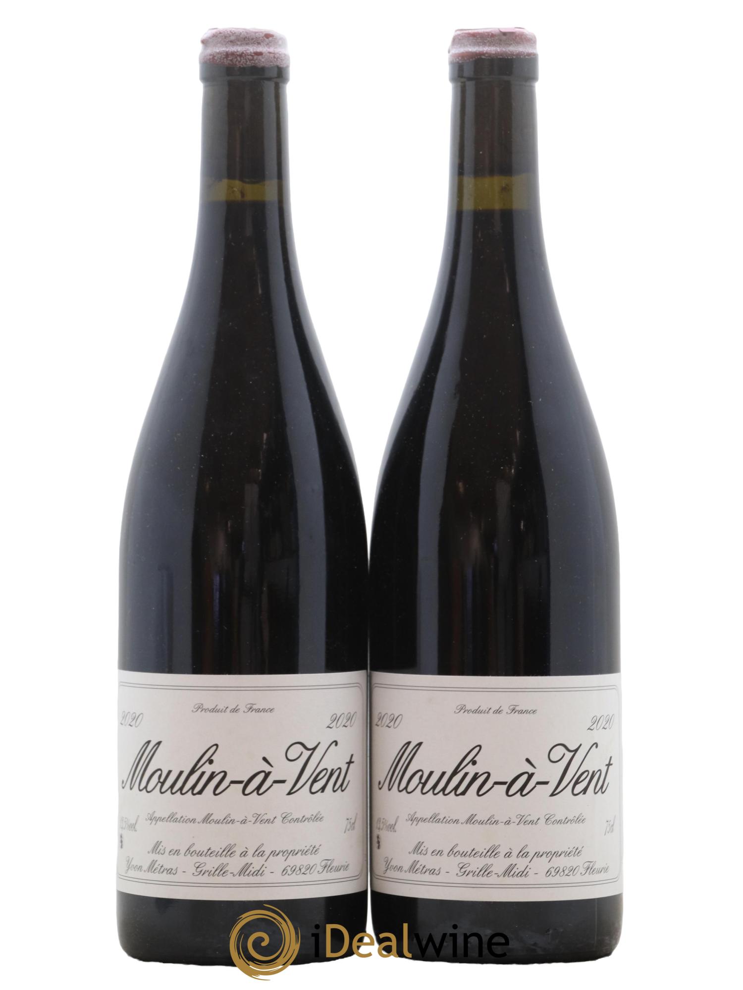Moulin-à-Vent Yvon Métras 2020 - Lot de 2 bouteilles - 0