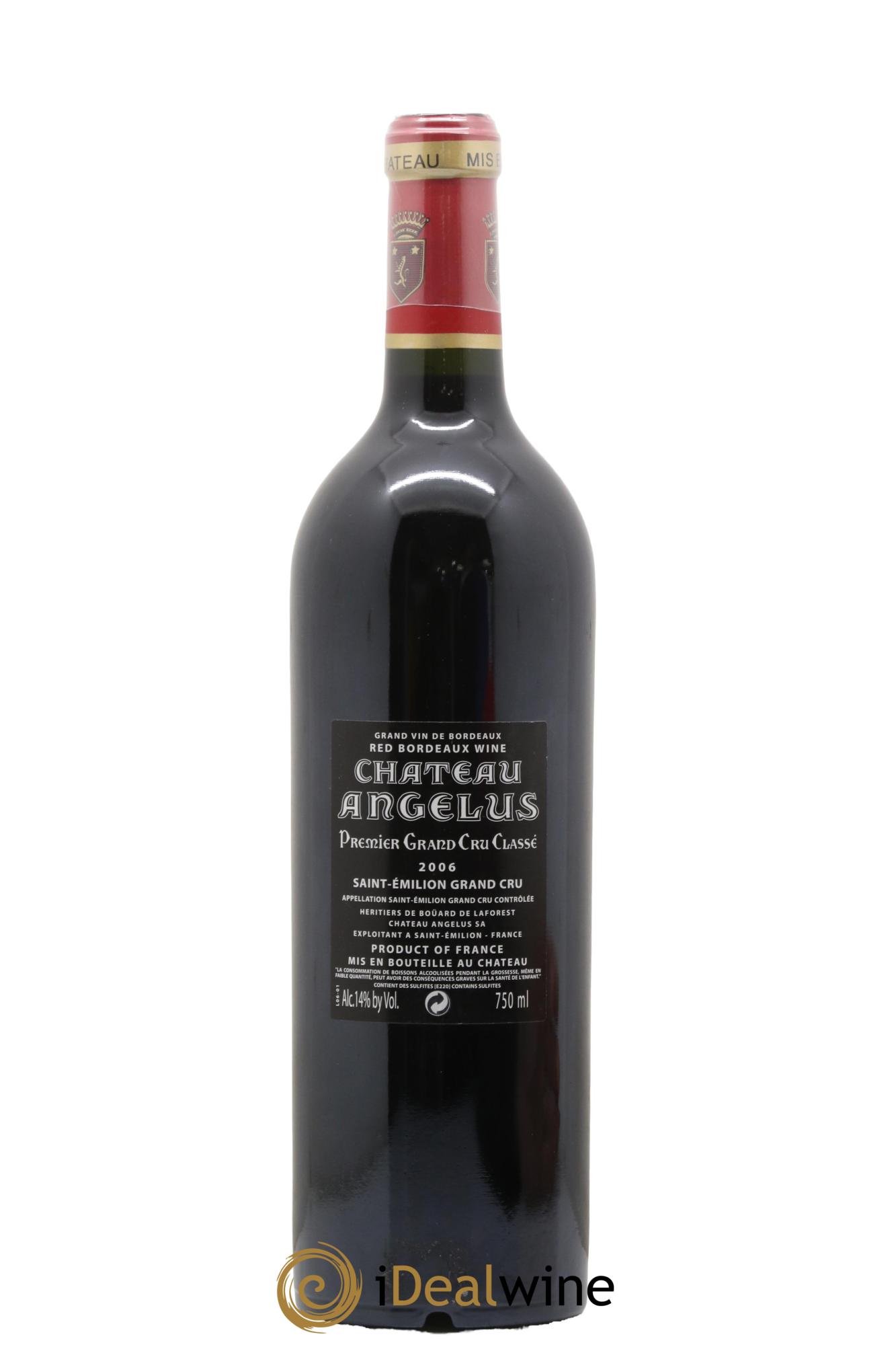 Château Angélus 1er Grand Cru Classé A 2006 - Lot of 1 bottle - 1