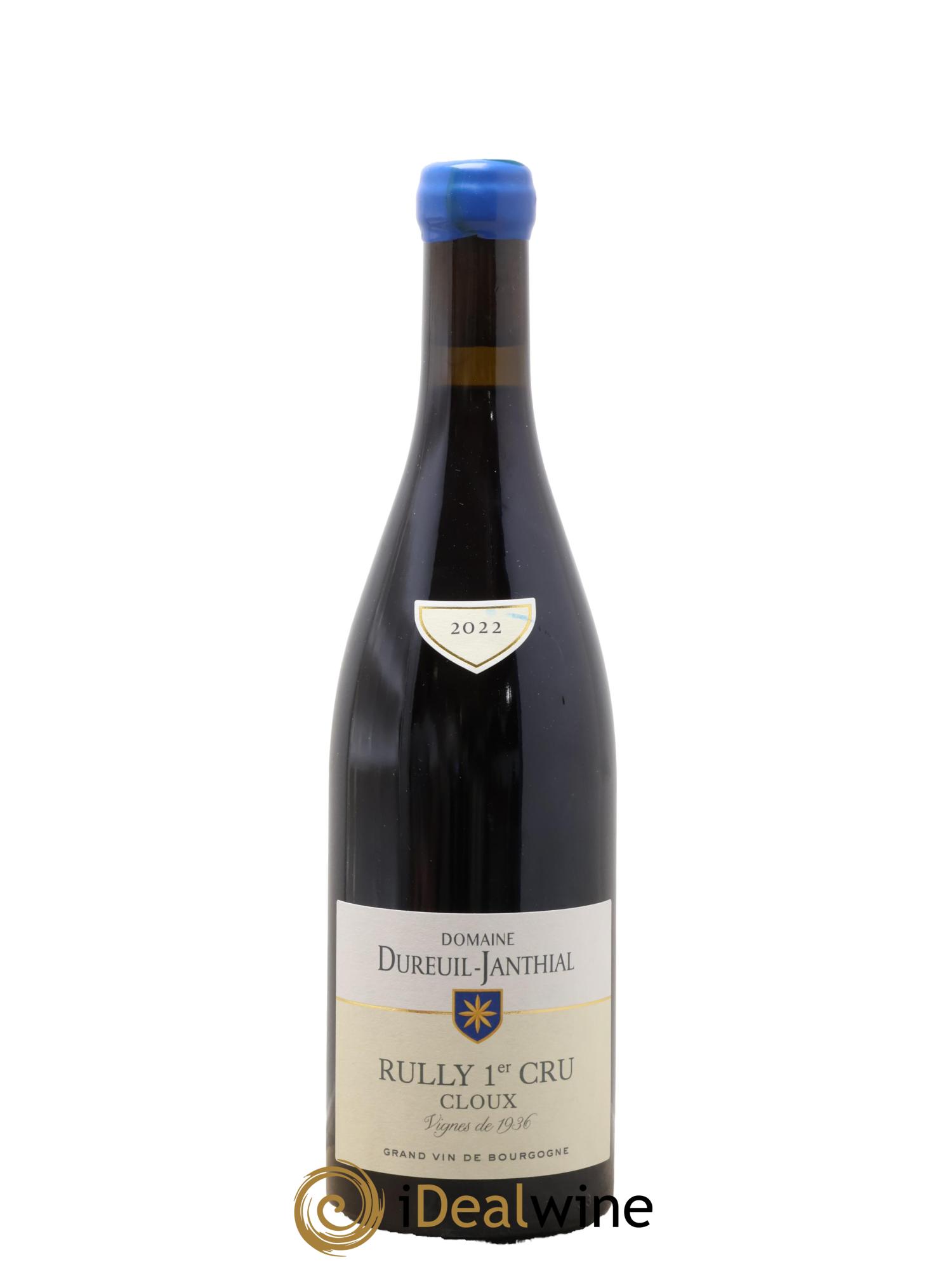 Rully 1er Cru Cloux Vignes de 1936 Dureuil-Janthial 2022 - Posten von 1 Flasche - 0
