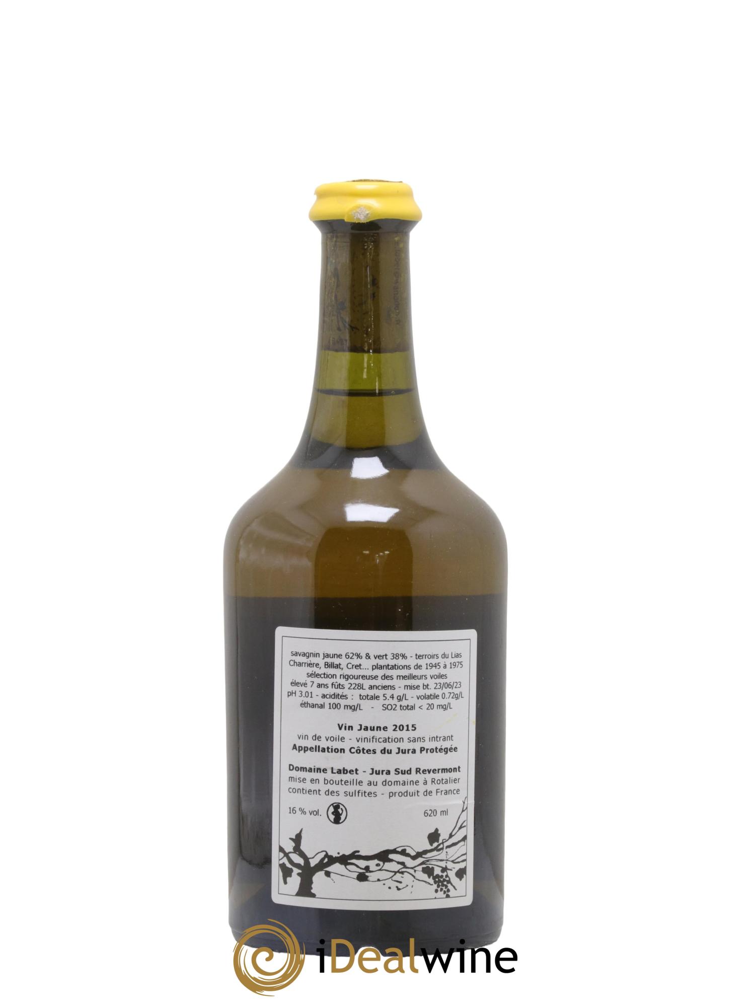 Côtes du Jura Vin Jaune Romain - Julien - Charline Labet 2015 - Lotto di 1 clavelin - 1