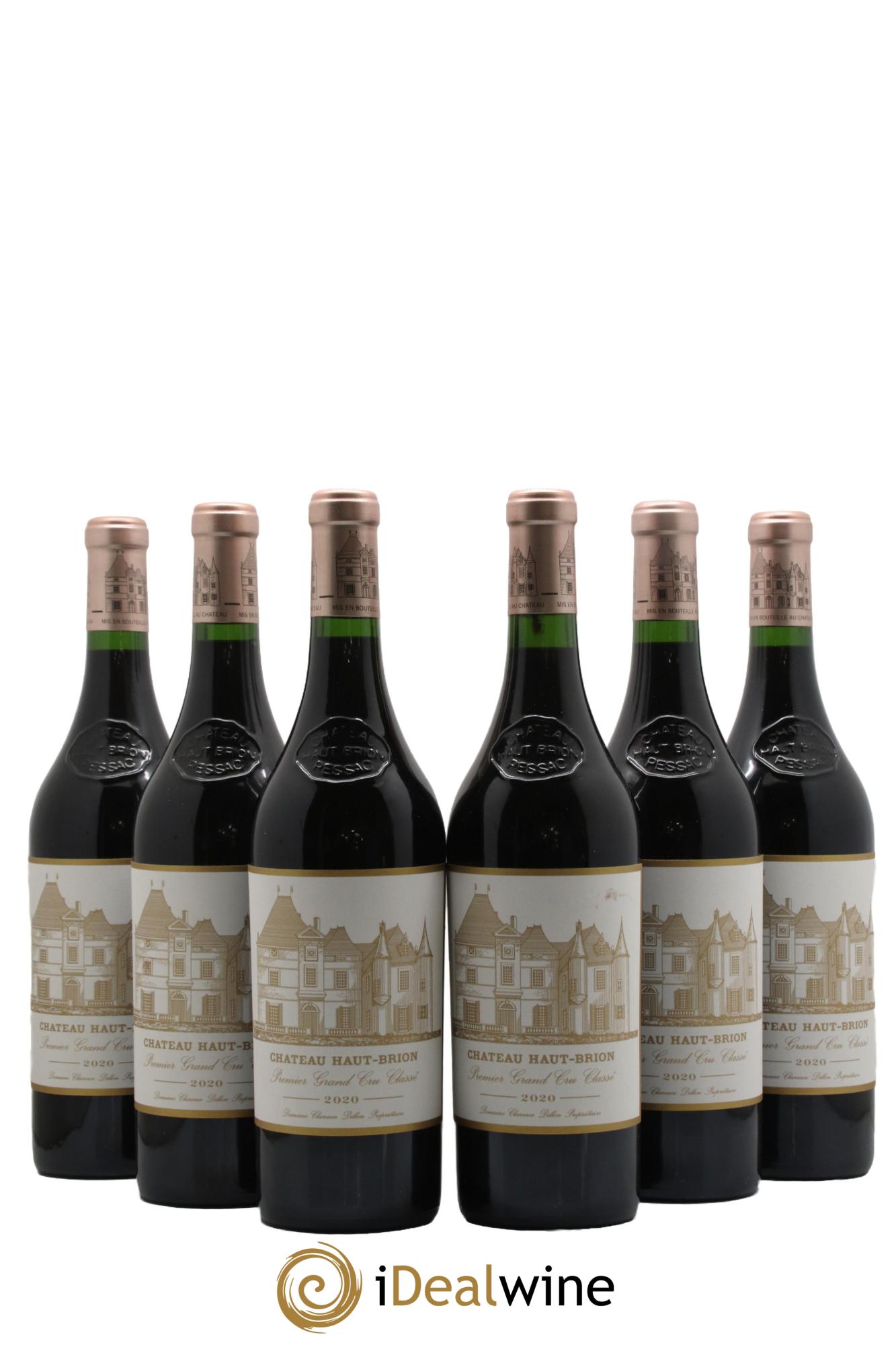 Château Haut Brion 1er Grand Cru Classé 2020 - Lotto di 6 bottiglie - 0