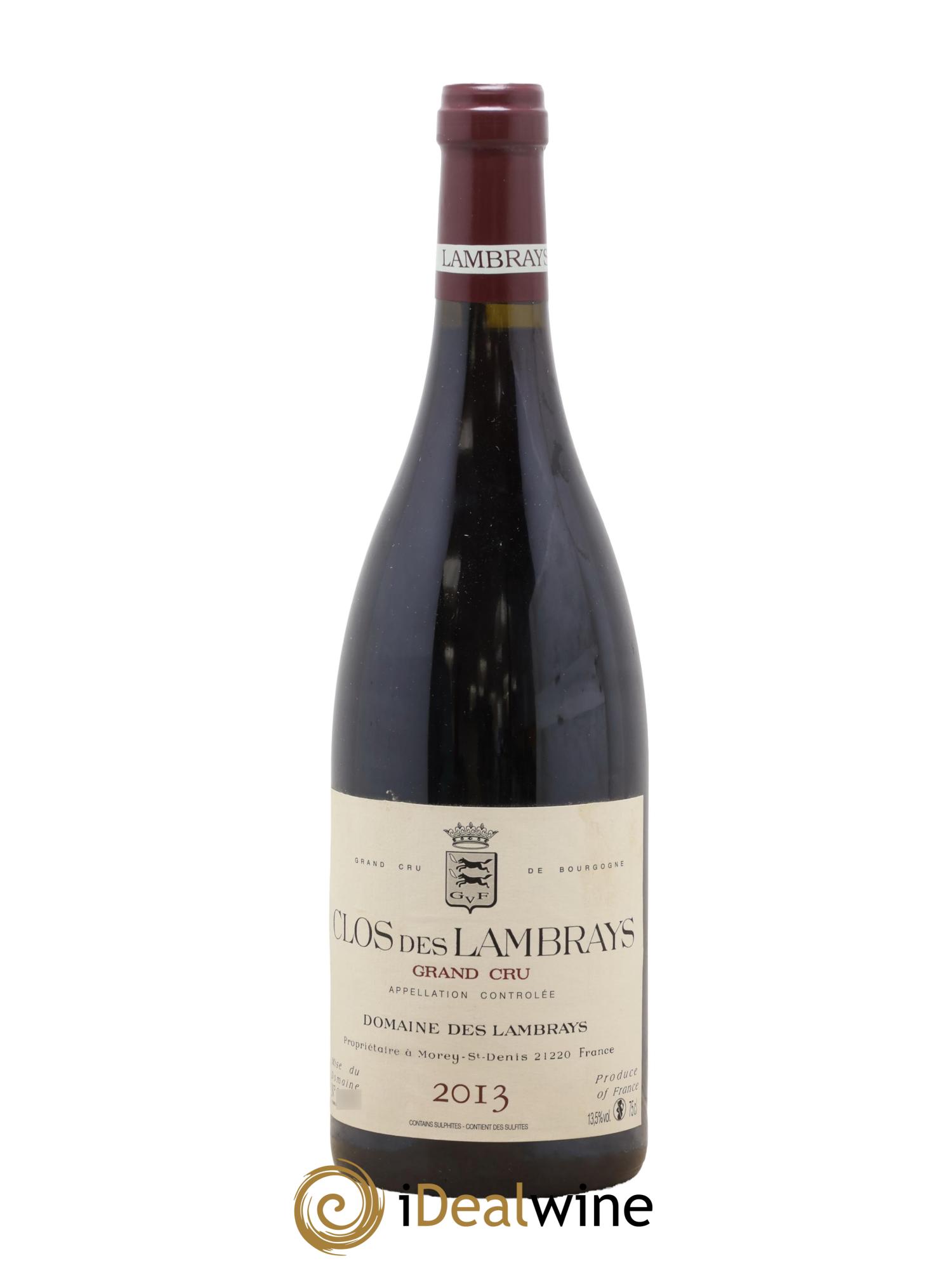 Clos des Lambrays Grand Cru Domaine des Lambrays 2013 - Lot of 1 bottle - 0