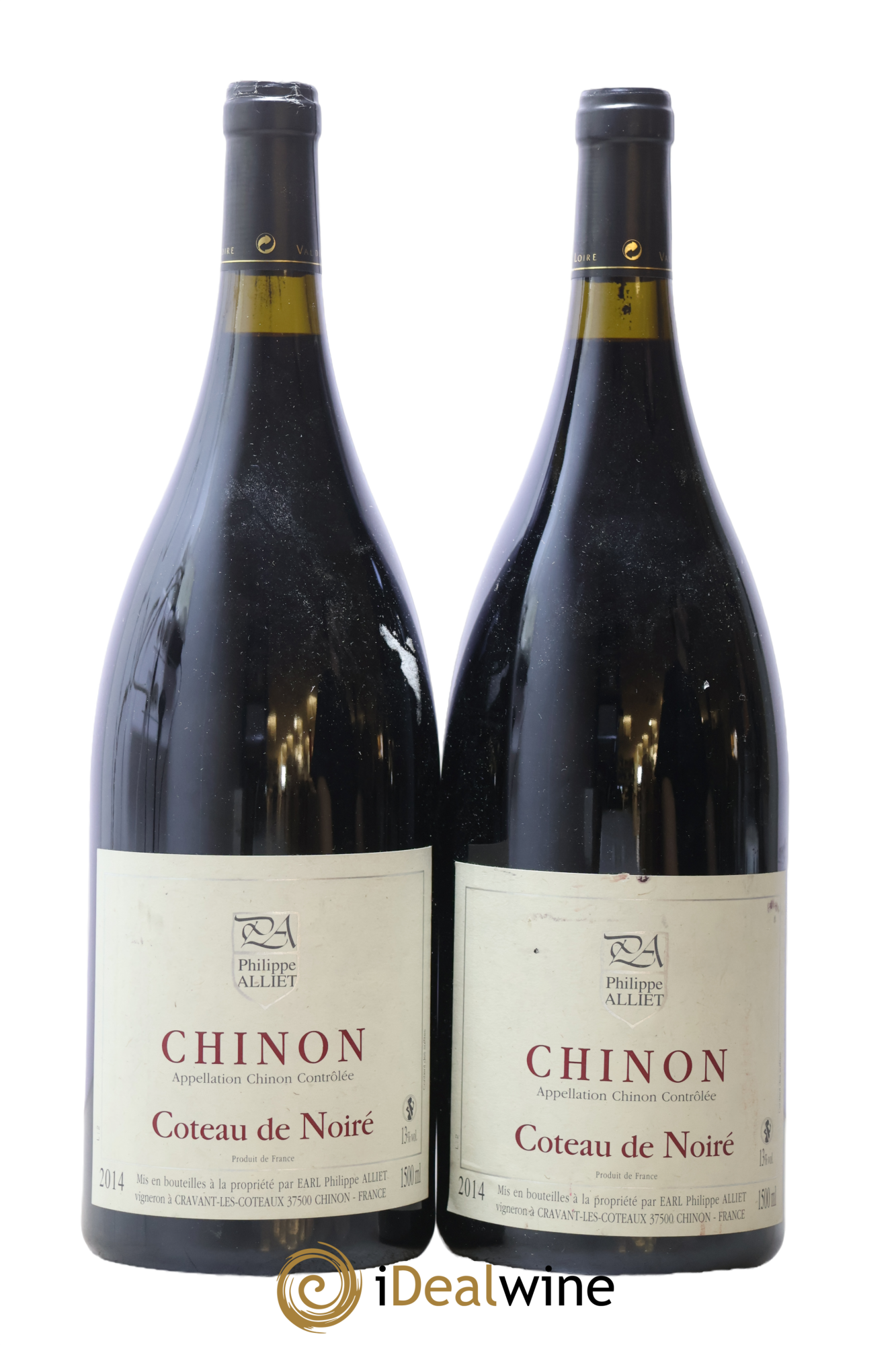 Chinon Coteau de Noiré Philippe Alliet 2014 - Lot of 2 magnums - 0