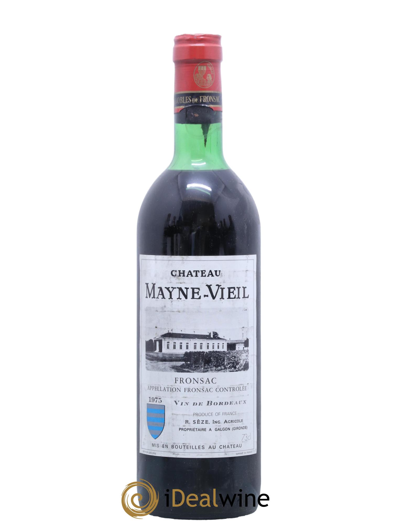 Fronsac Chateau Mayne Vieil 1973 - Lot de 1 bouteille - 0
