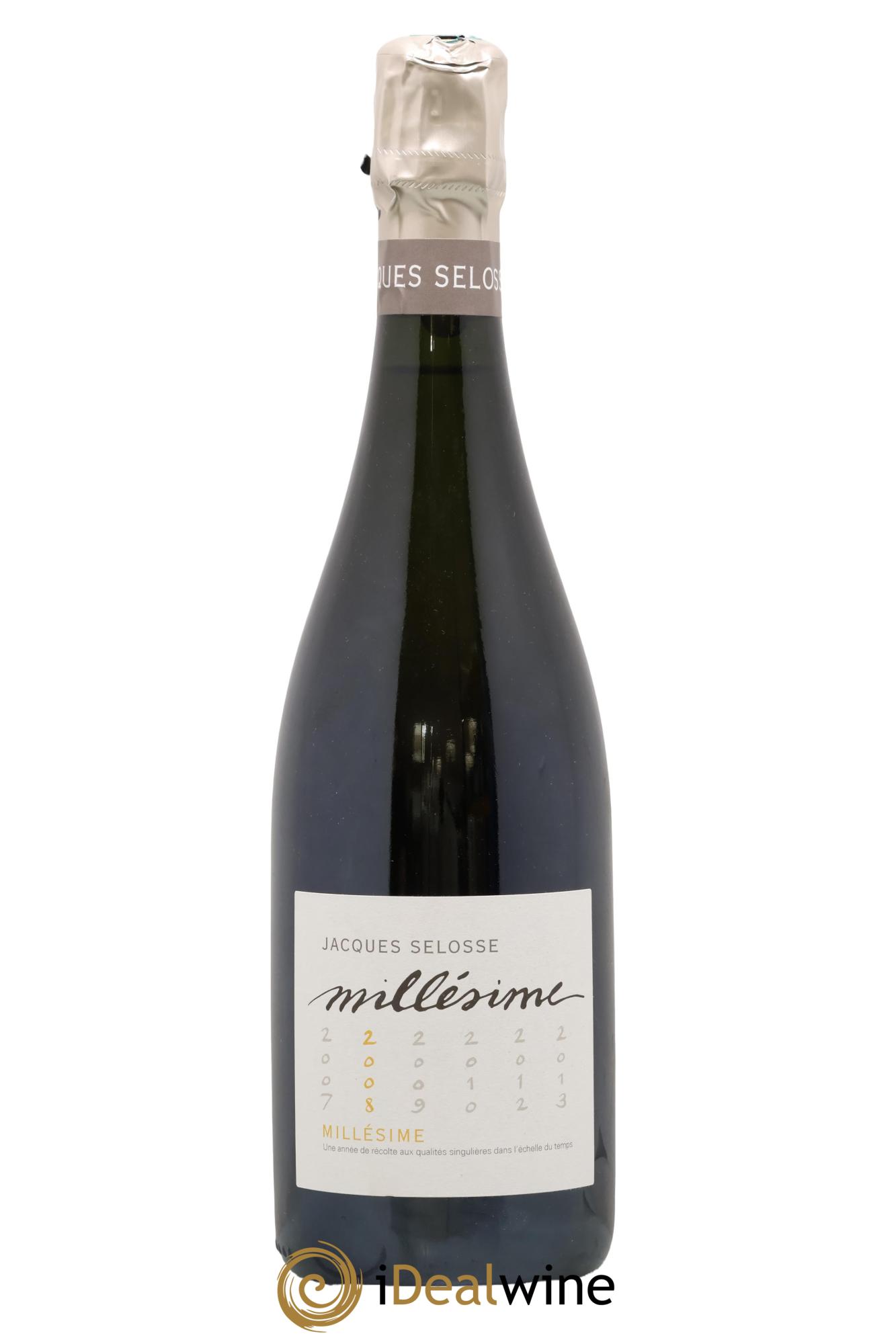 1er Cru Millésimé Extra-Brut Jacques Selosse 2008 - Posten von 1 Flasche - 0