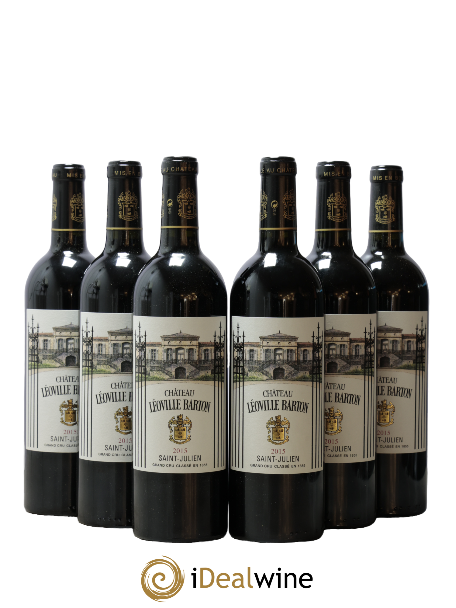 Château Léoville Barton 2ème Grand Cru Classé 2015 - Lot de 6 bouteilles - 0
