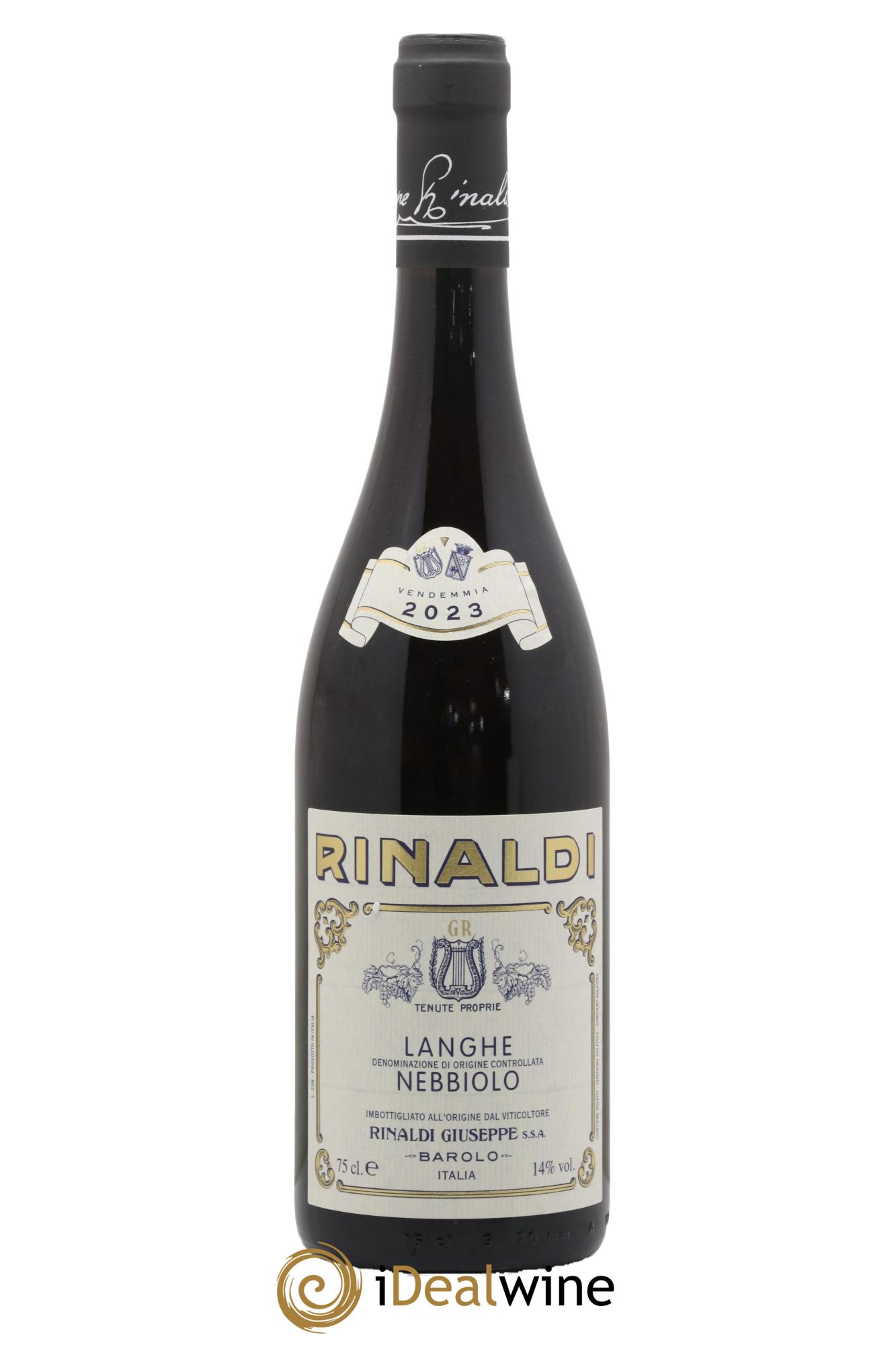 Langhe DOC Nebbiolo Giuseppe Rinaldi 2023 - Posten von 1 Flasche - 0