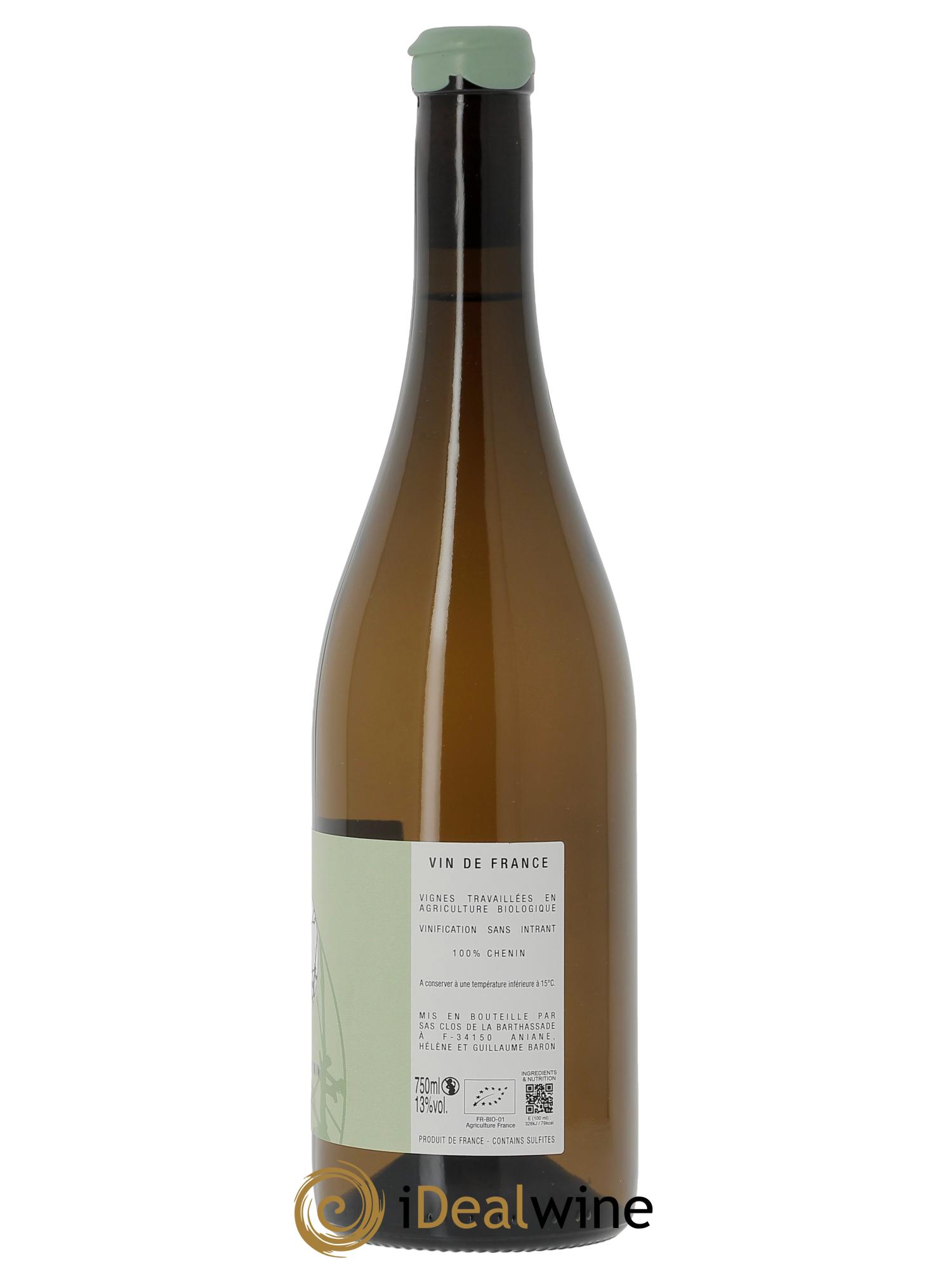 Vin de France Un R de Ch'nin Le Clos de la Barthassade  2024 - Lot de 1 bouteille - 1