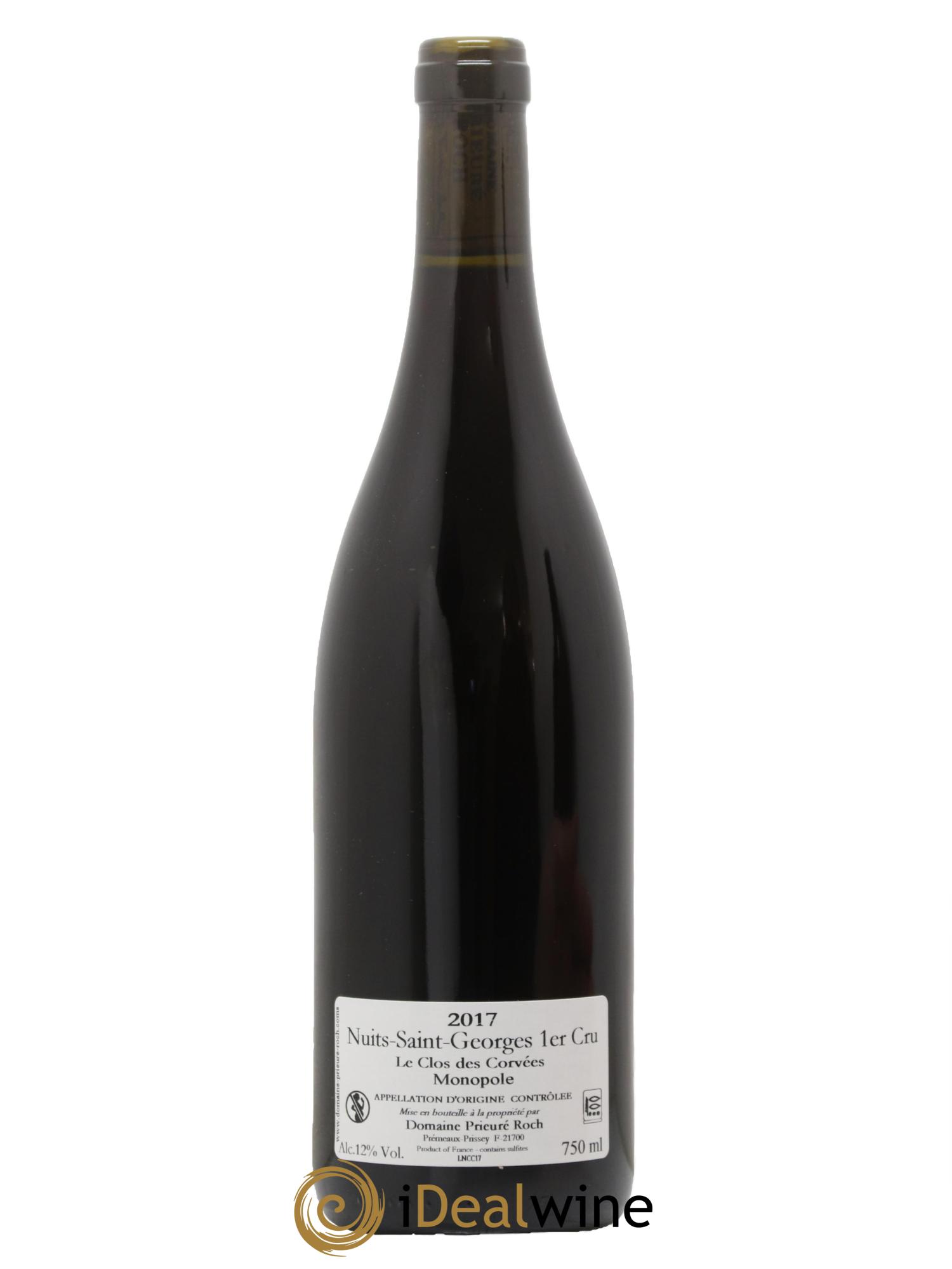 Nuits-Saint-Georges 1er Cru Le Clos des Corvées Prieuré Roch 2017 - Lot de 1 bouteille - 1