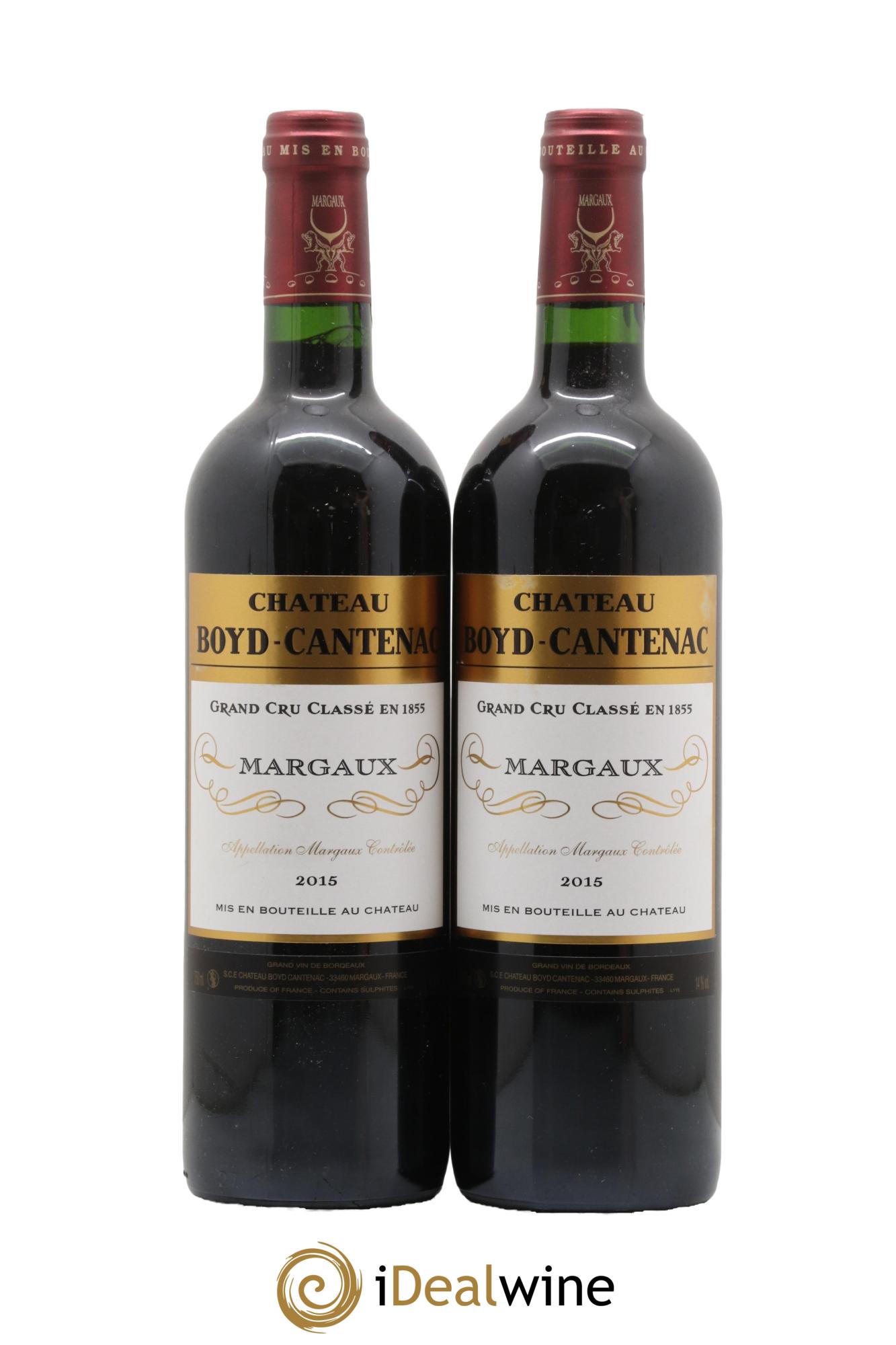 Château Boyd Cantenac 3ème Grand Cru Classé 2015 - Lot de 2 bouteilles - 0