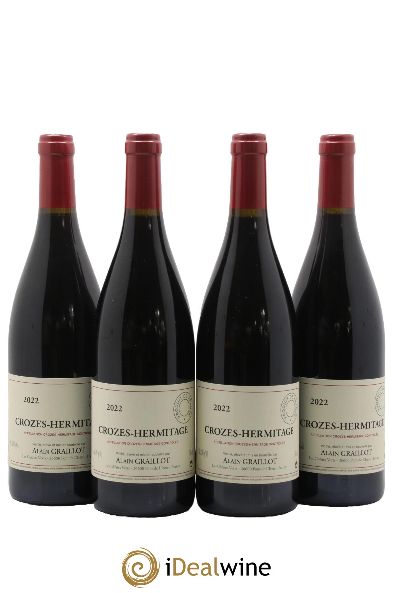 Crozes-Hermitage Domaine Graillot 2022 - Posten von 4 Flaschen - 0