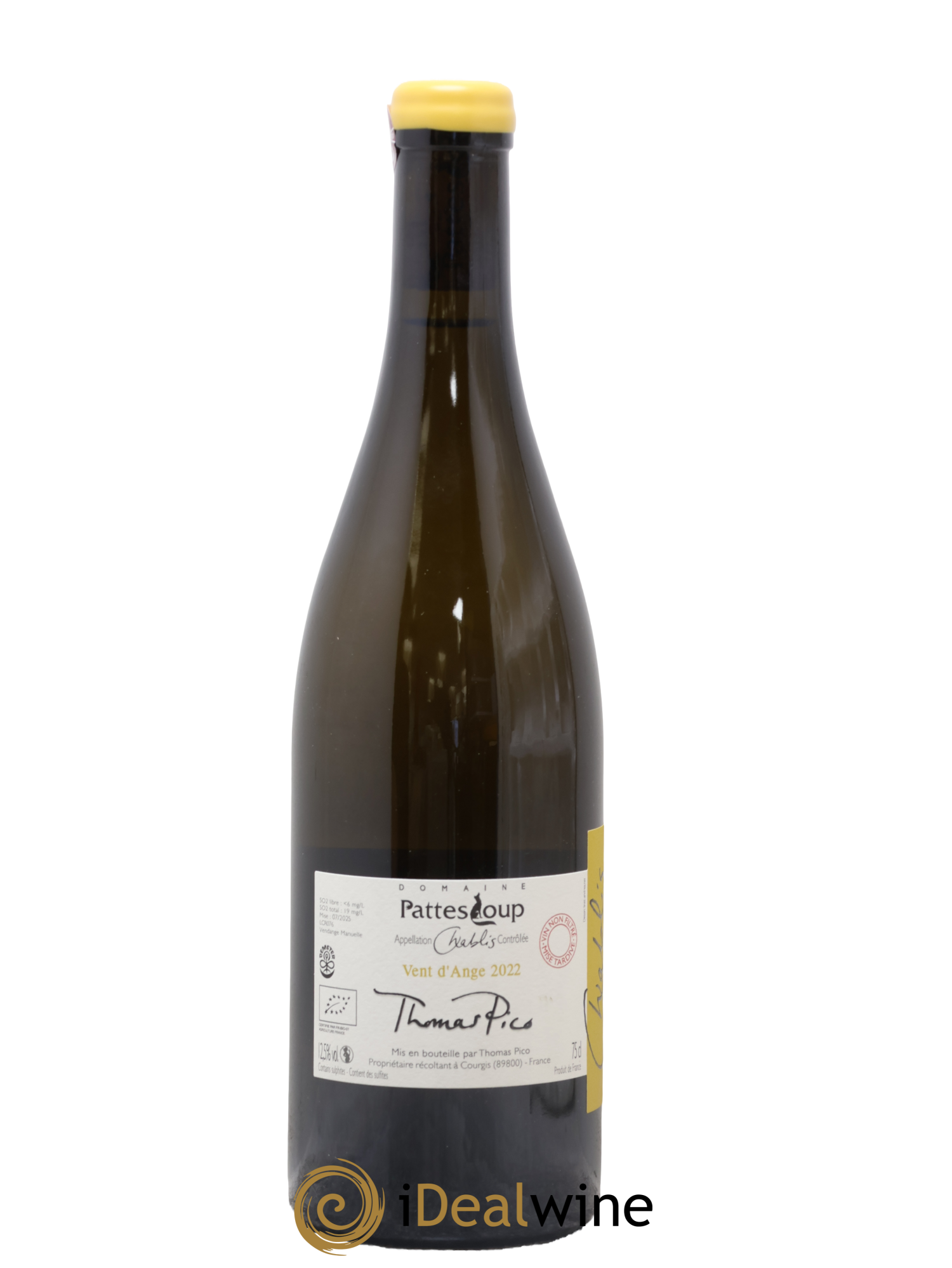 Chablis Vent d'Ange Pattes Loup (Domaine) 2022 - Posten von 1 Flasche - 1