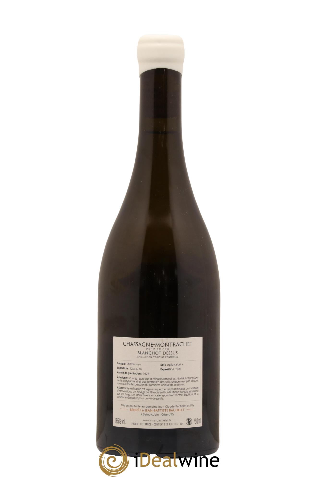 Chassagne-Montrachet 1er Cru Blanchot Dessus Jean-Claude Bachelet (Domaine) 2021 - Lotto di 1 bottiglia - 1