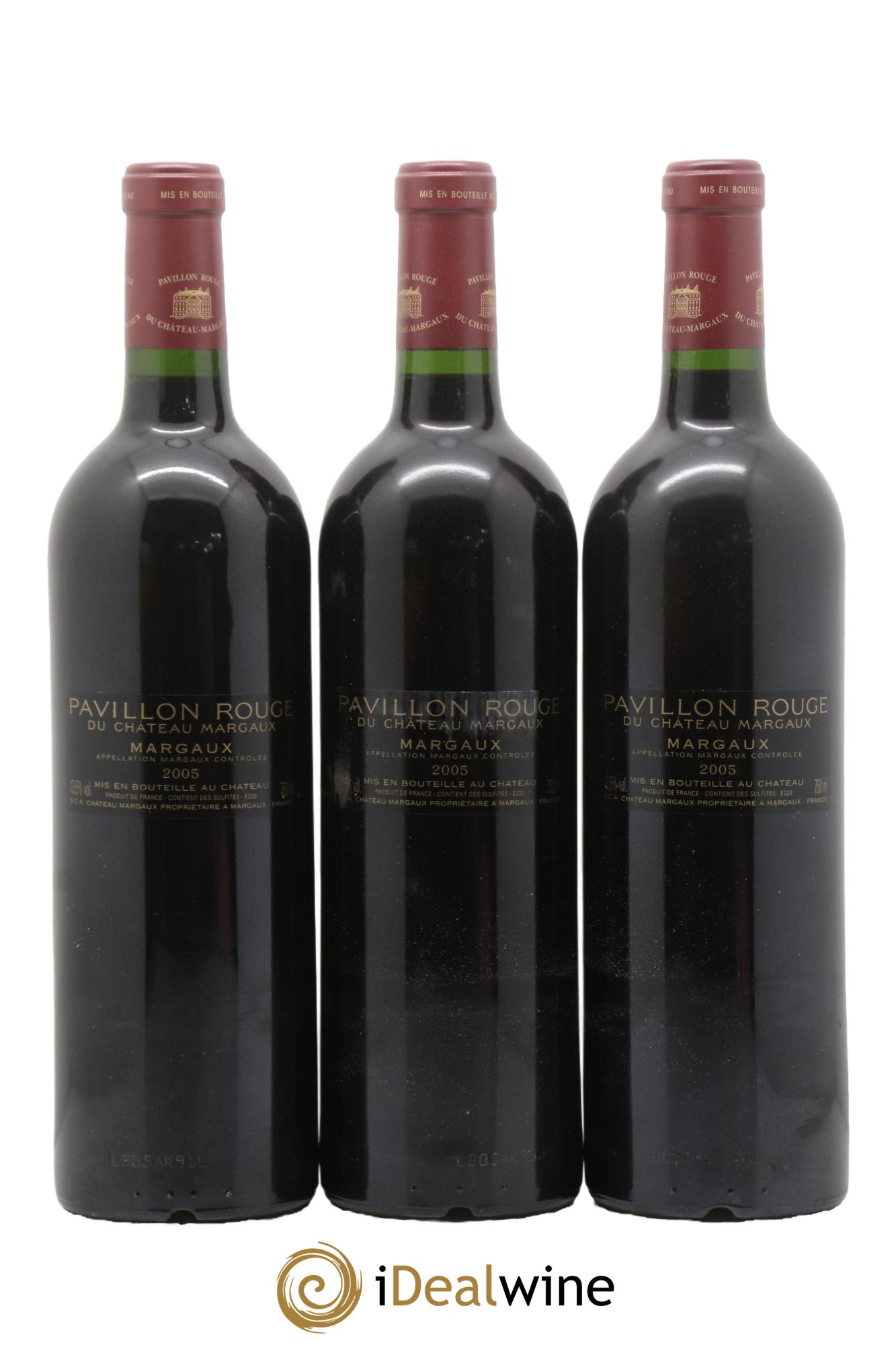 Pavillon Rouge du Château Margaux Second Vin 2005 - Lot de 12 bouteilles - 6