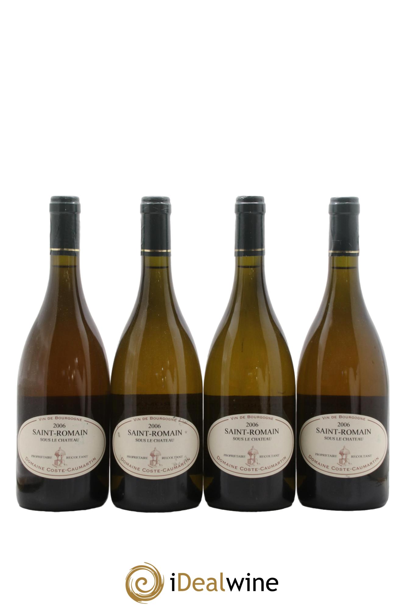 Saint-Romain Sous Le Château Coste-Caumartin 2006 - Posten von 4 Flaschen - 0