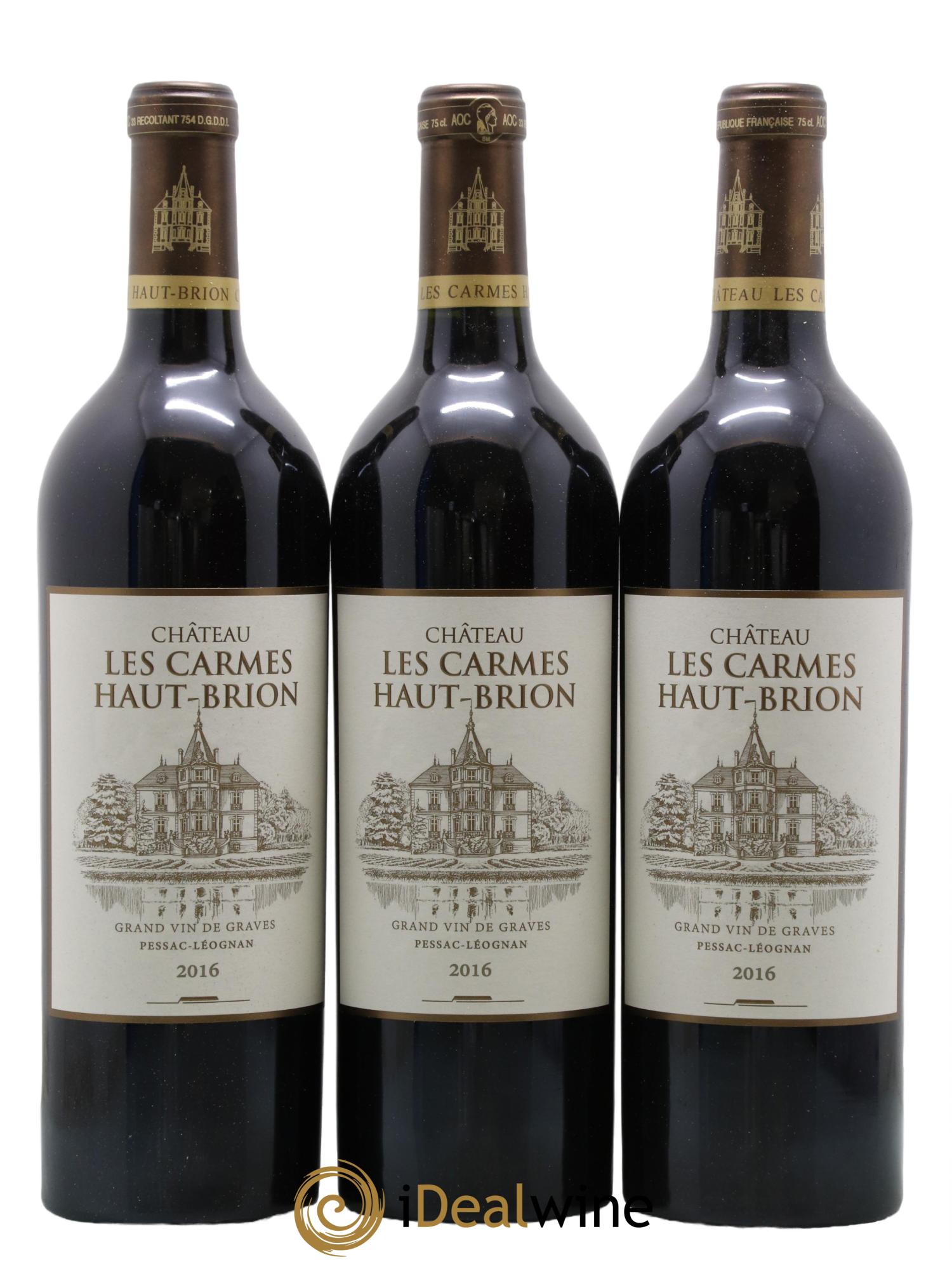 Château Les Carmes Haut-Brion 2016 - Lot de 6 bouteilles - 3