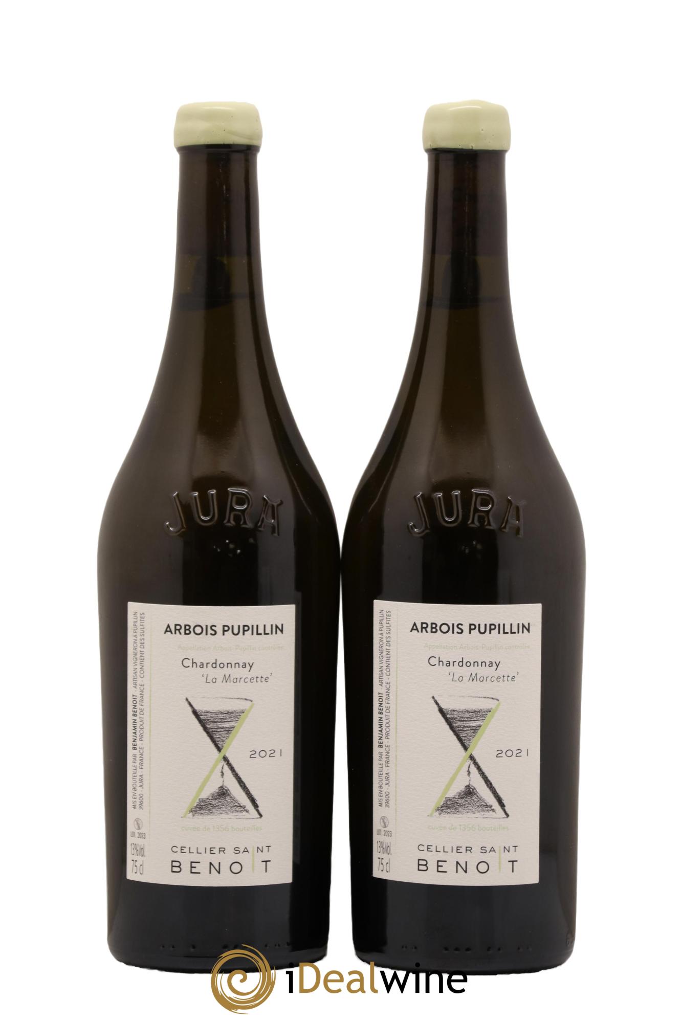 Arbois La Marcette Cellier Saint Benoît 2021 - Lot de 2 bouteilles - 0