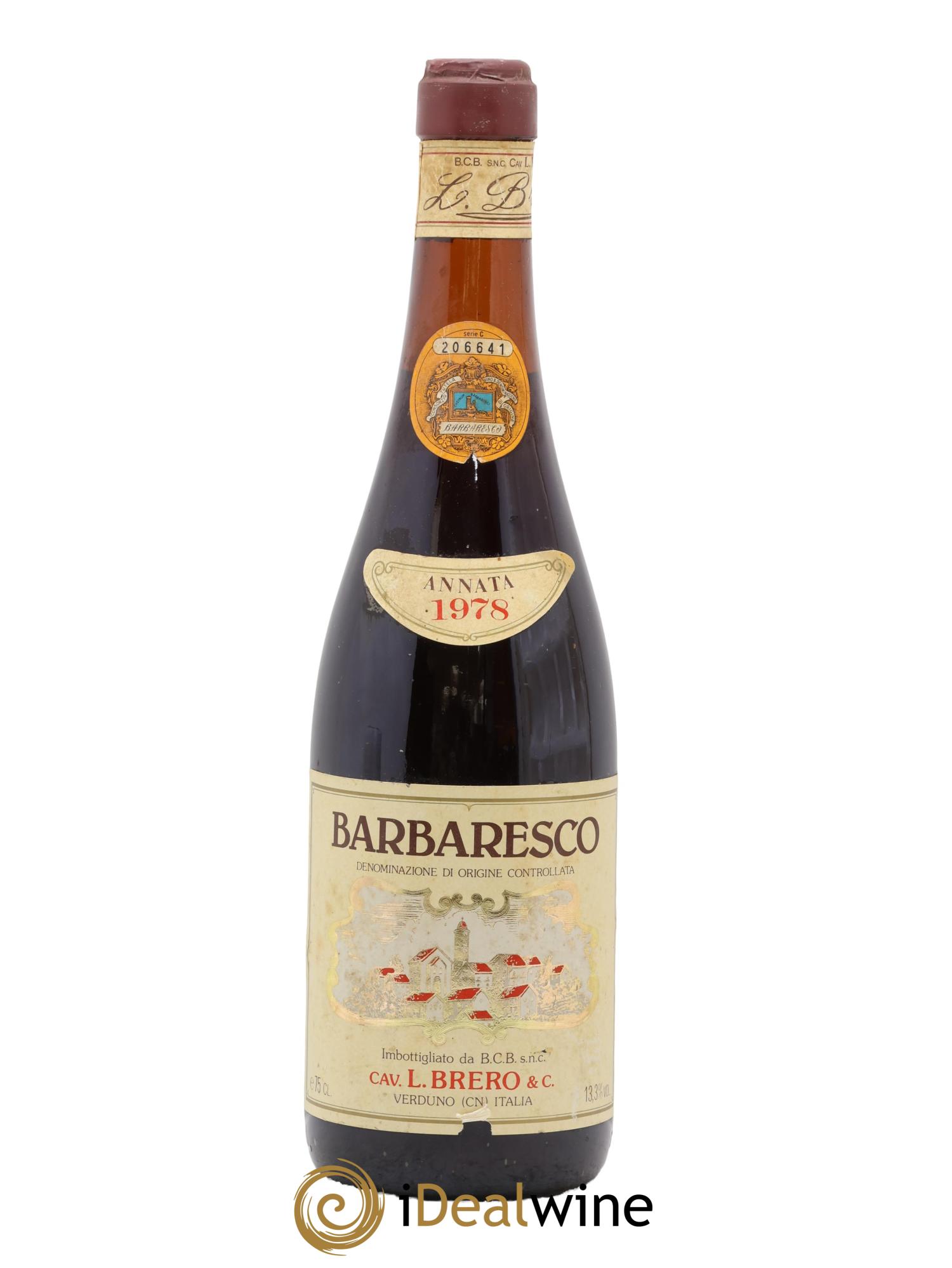 Barbaresco DOCG Cav L Brero 1978 - Lot de 1 bouteille - 0