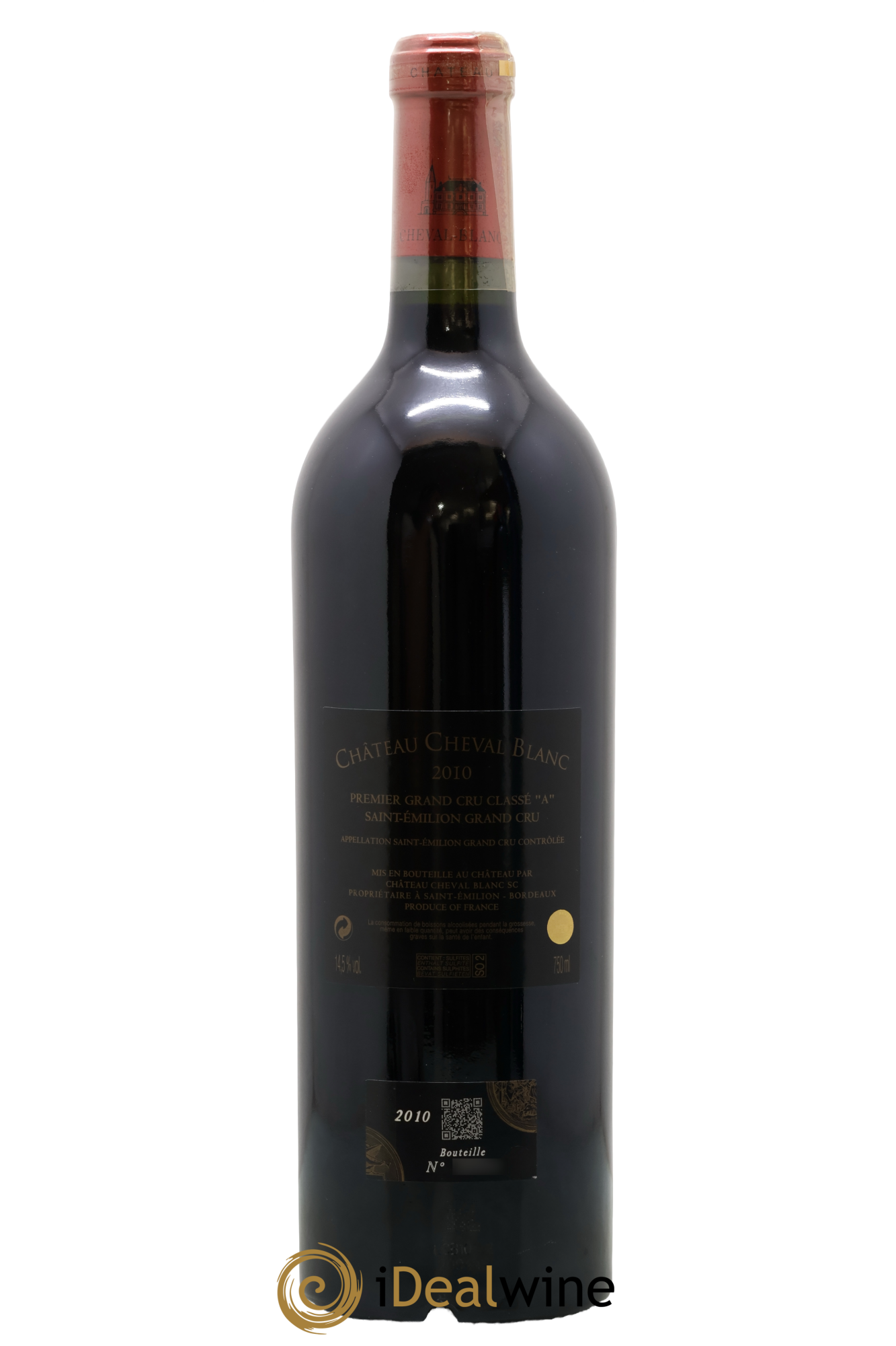 Château Cheval Blanc 1er Grand Cru Classé A 2010 - Lot de 1 bouteille - 1