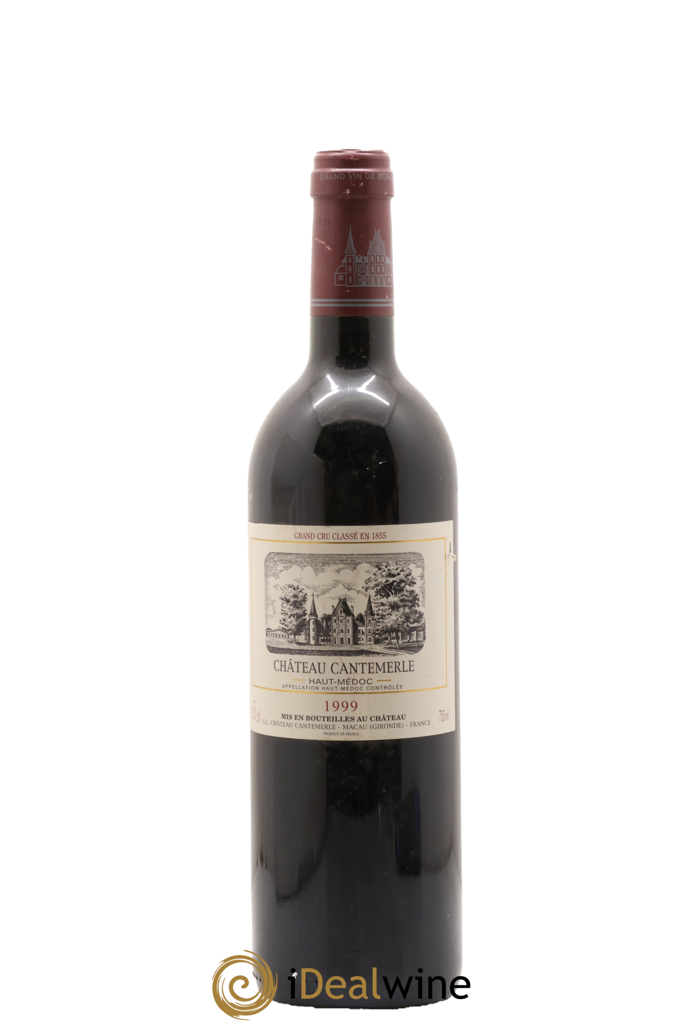 Château Cantemerle 5ème Grand Cru Classé 1999 - Lot de 1 bouteille - 0