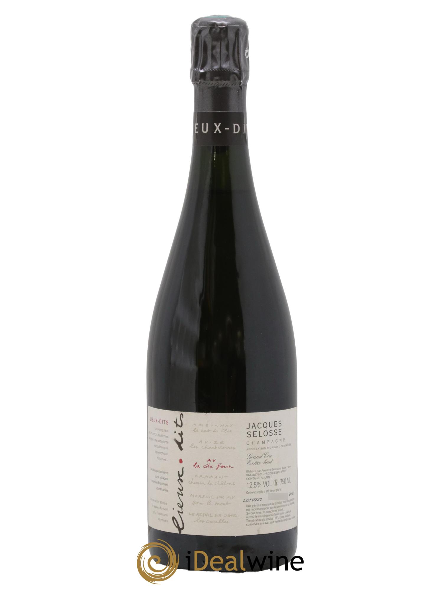 La Côte Faron Blanc de Noirs Grand Cru Extra-Brut Jacques Selosse - Lot of 1 bottle - 0