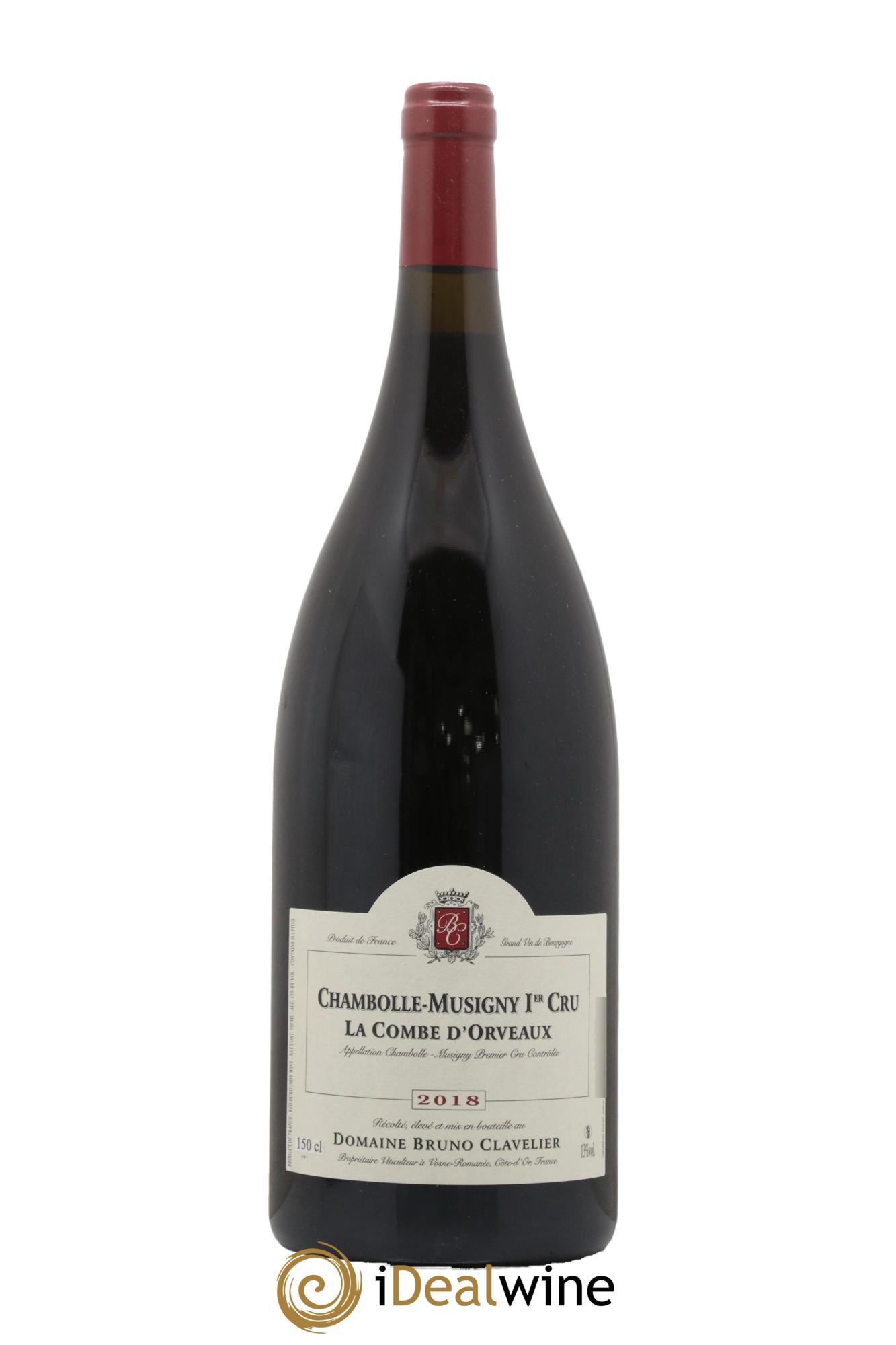 Chambolle-Musigny 1er Cru La Combe d'Orveaux Bruno Clavelier 2018 - Posten von 1 Magnum - 0