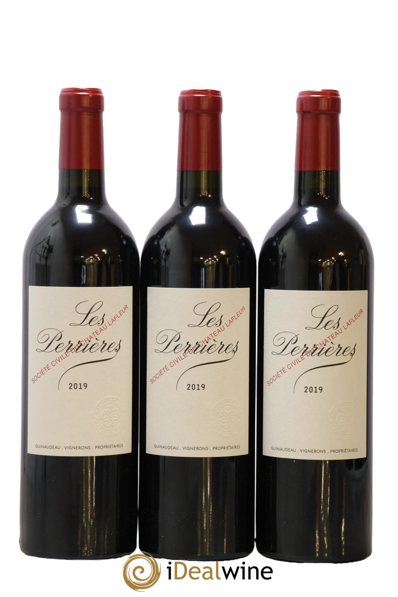 Bordeaux Supérieur Les Perrières Château Lafleur 2019 - Lot of 3 bottles - 0