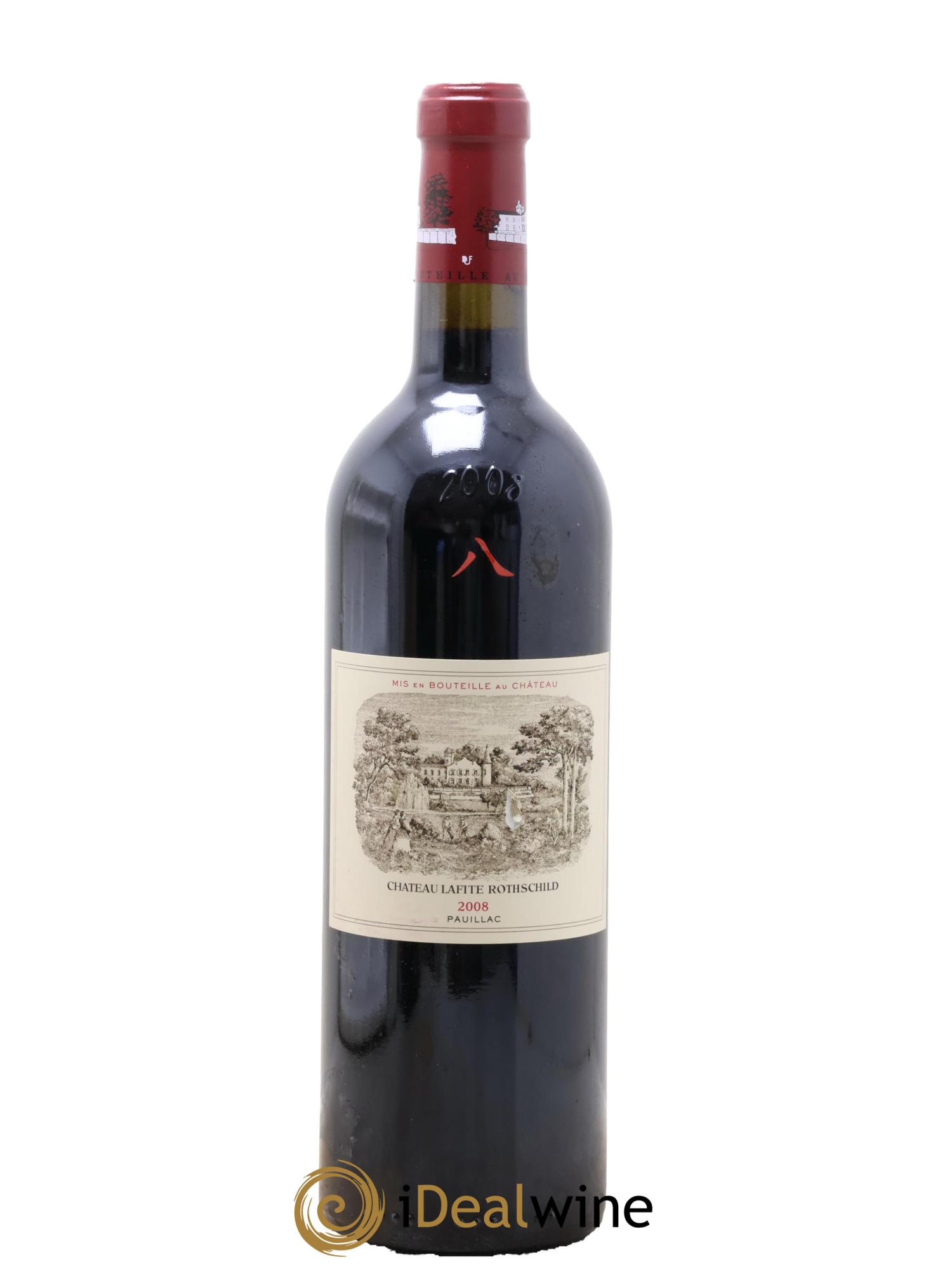 Château Lafite Rothschild 1er Grand Cru Classé 2008 - Lot de 1 bouteille - 0