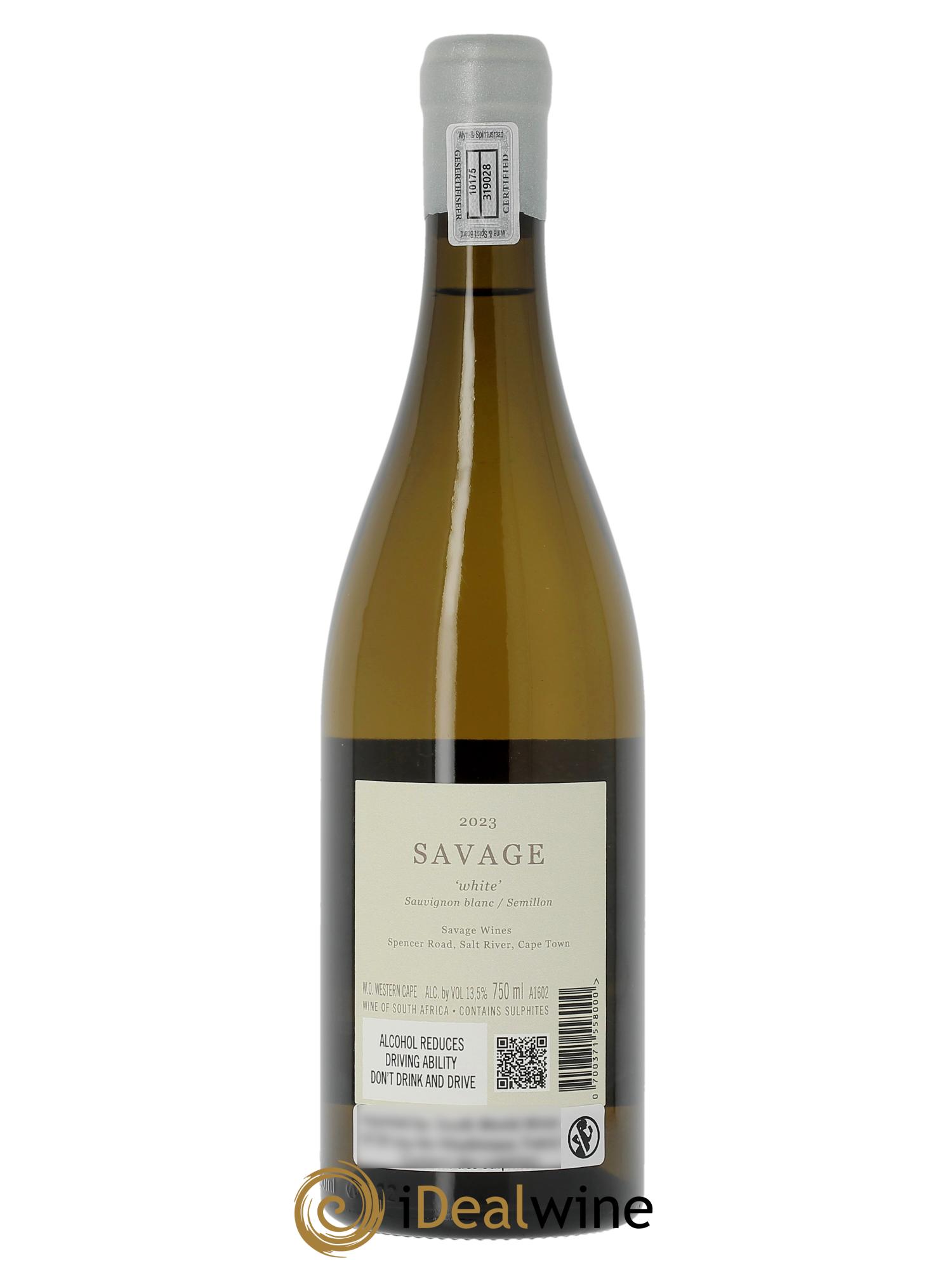Western Cape Savage White  2023 - Lot de 1 bouteille - 1