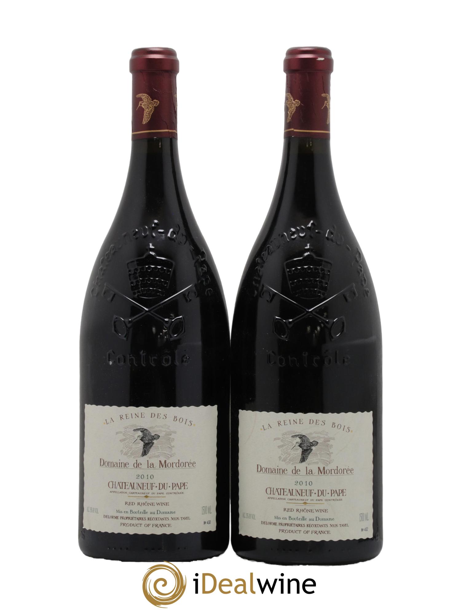 Châteauneuf-du-Pape Cuvée de la Reine des Bois La Mordorée (Domaine de) 2010 - Lot de 2 magnums - 0