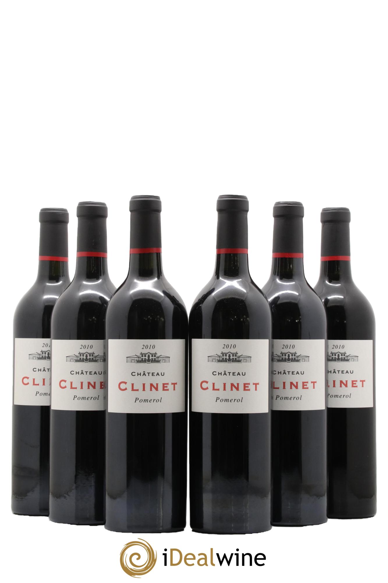 Château Clinet 2010 - Posten von 6 Flaschen - 0