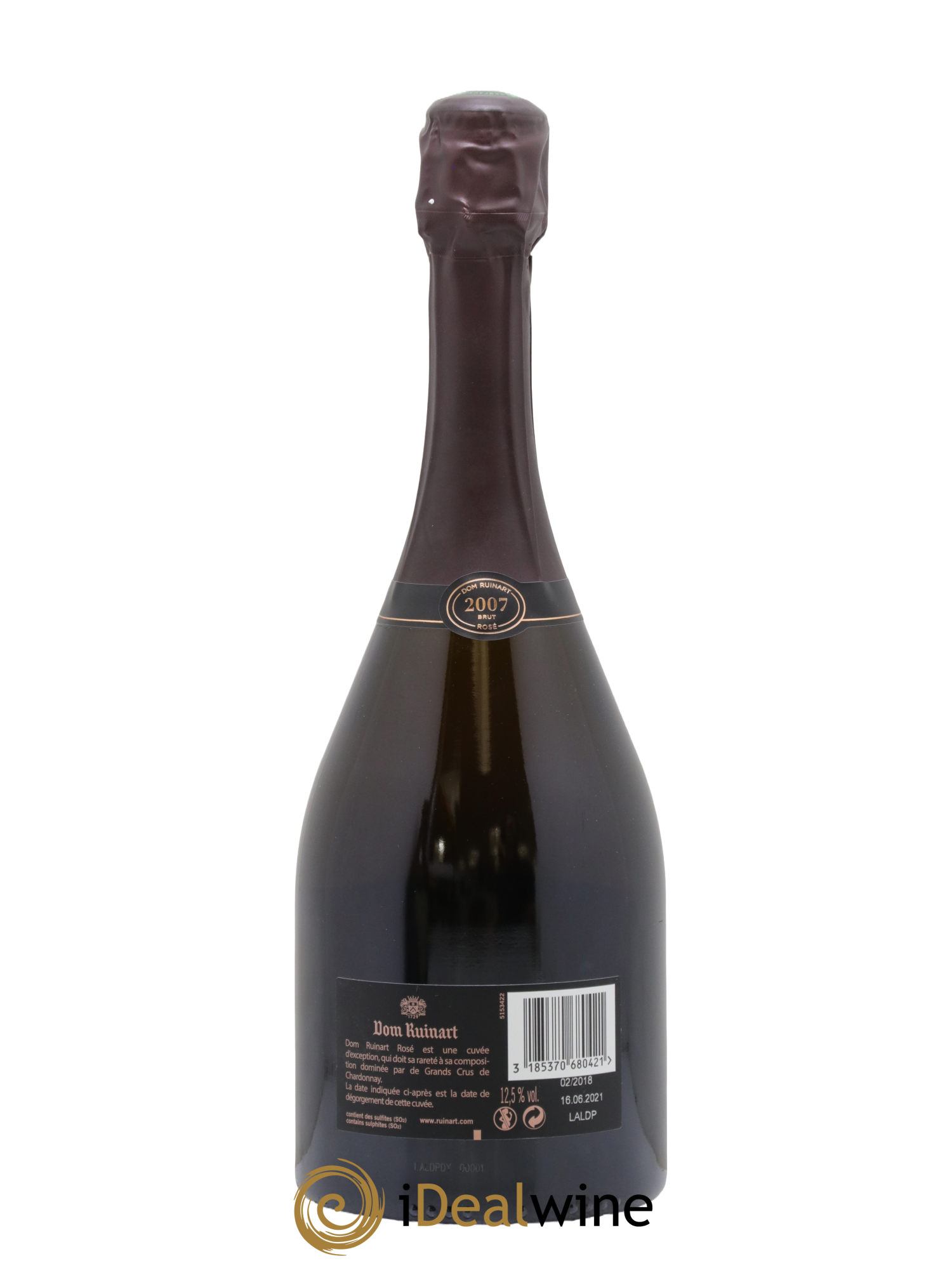 Dom Ruinart Brut Ruinart 2007 - Lot de 1 bouteille - 2