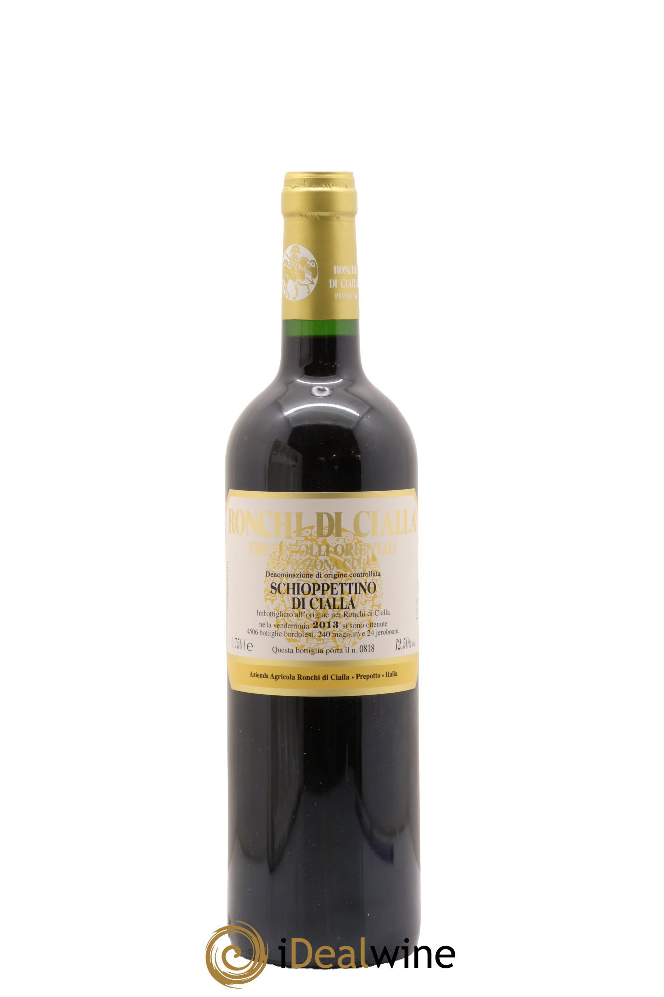 Frioul Colli Orientali del Friuli IGT Schioppettino di Cialla Azienda Agricola Ronchi di Cialla 2013 - Lot of 1 bottle - 0